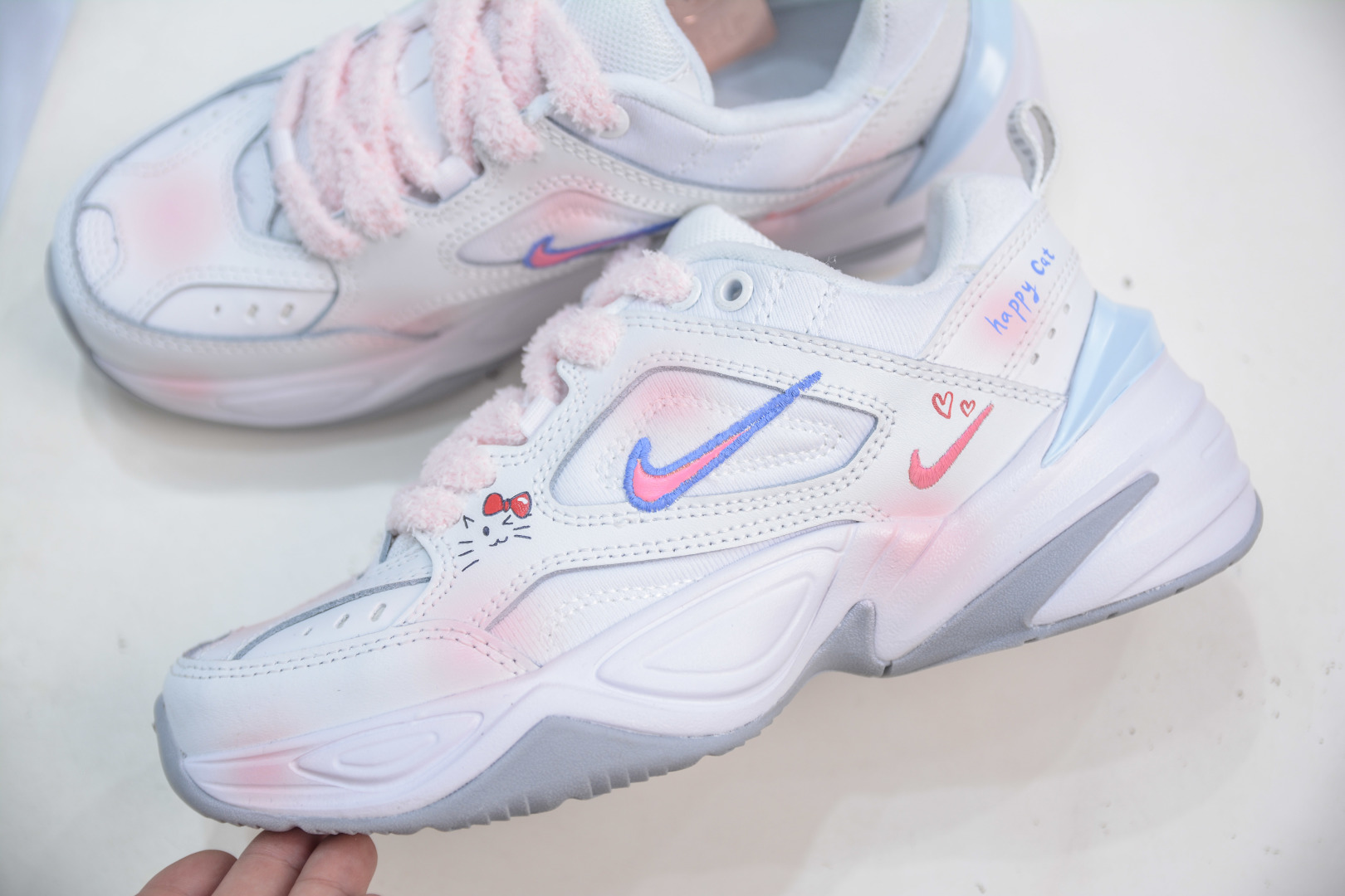 Nike M2K Tekno Retro Sneakers - Pink Accent, Comfortable & Stylish Daddy Shoes 7 cmp i1756317091296 523 0 6