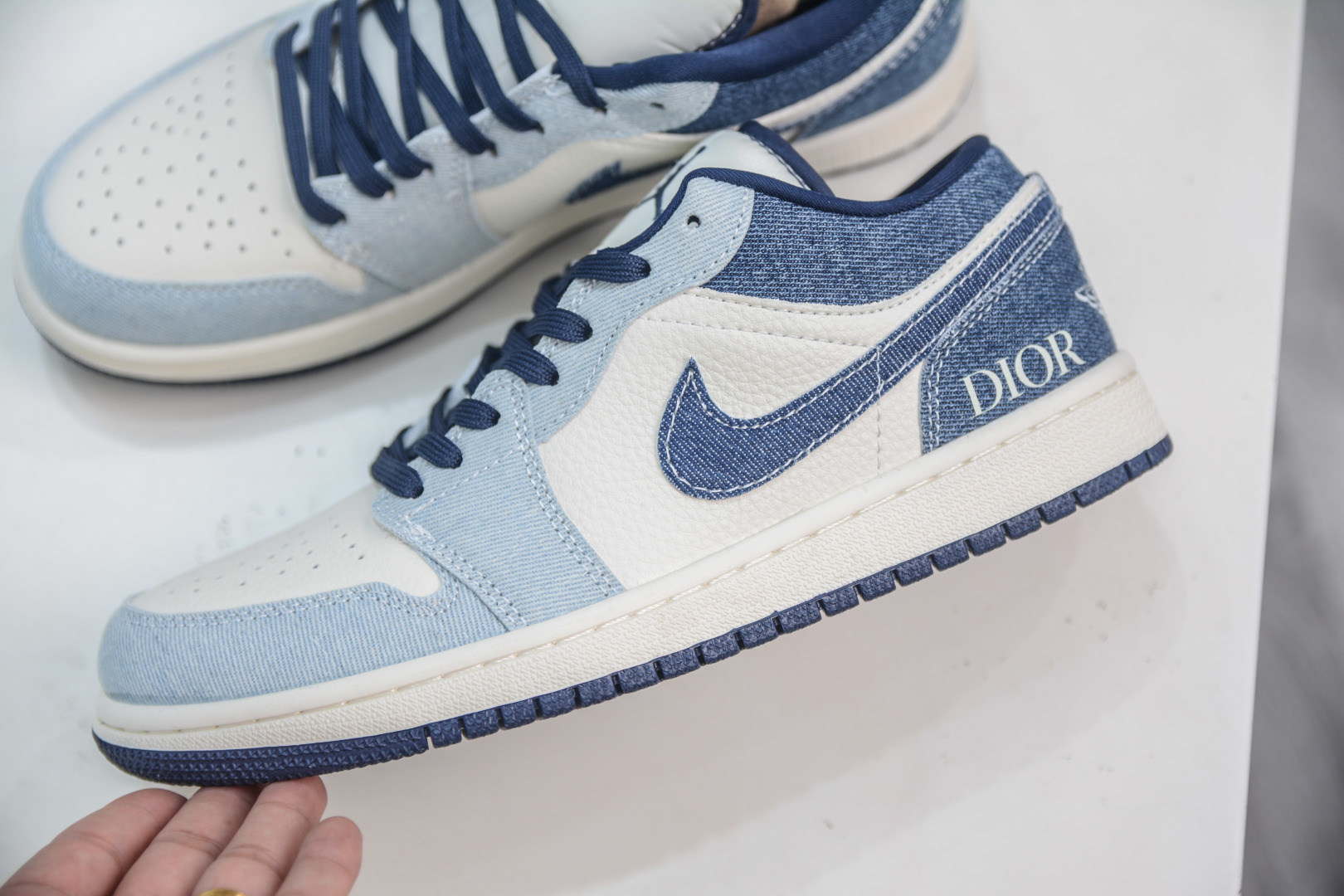 Dior x Air Jordan 1 Low Denim - Premium Leather, Cushioned Insole, Stylish Sneakers 8 cmp i1756317772382 2221 0 6