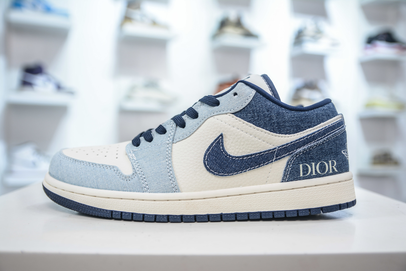 Dior x Air Jordan 1 Low Denim - Premium Leather, Cushioned Insole, Stylish Sneakers 2 cmp i1756317773681 4874 0 0