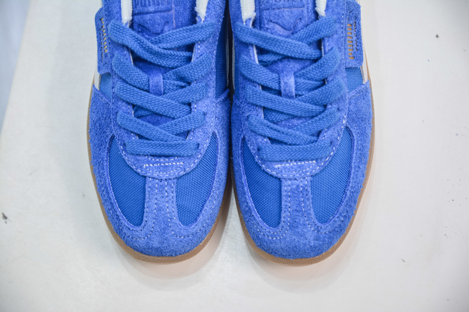 Puma Palermo Leather Sneakers - Retro Style, Low-Top, Suede & Leather, Blue 9 cmp i1756317910536 8531 0 8