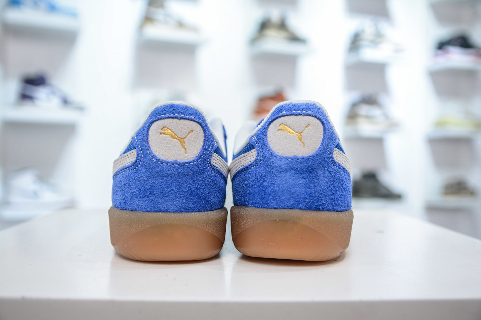 Puma Palermo Leather Sneakers - Retro Style, Low-Top, Suede & Leather, Blue 2 cmp i1756317911823 8082 0 1
