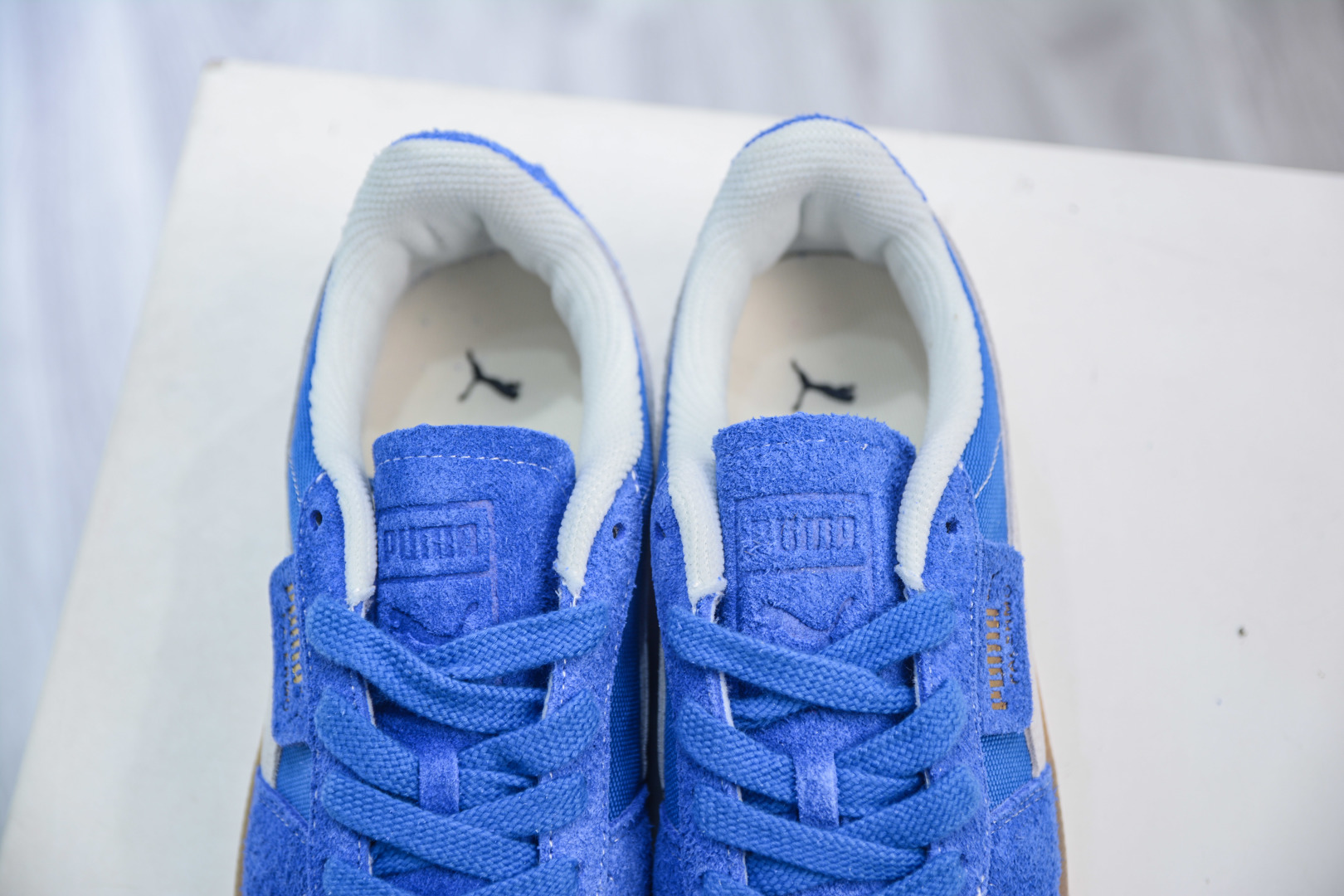 Puma Palermo Leather Sneakers - Retro Style, Low-Top, Suede & Leather, Blue 8 cmp i1756317911824 4565 0 7