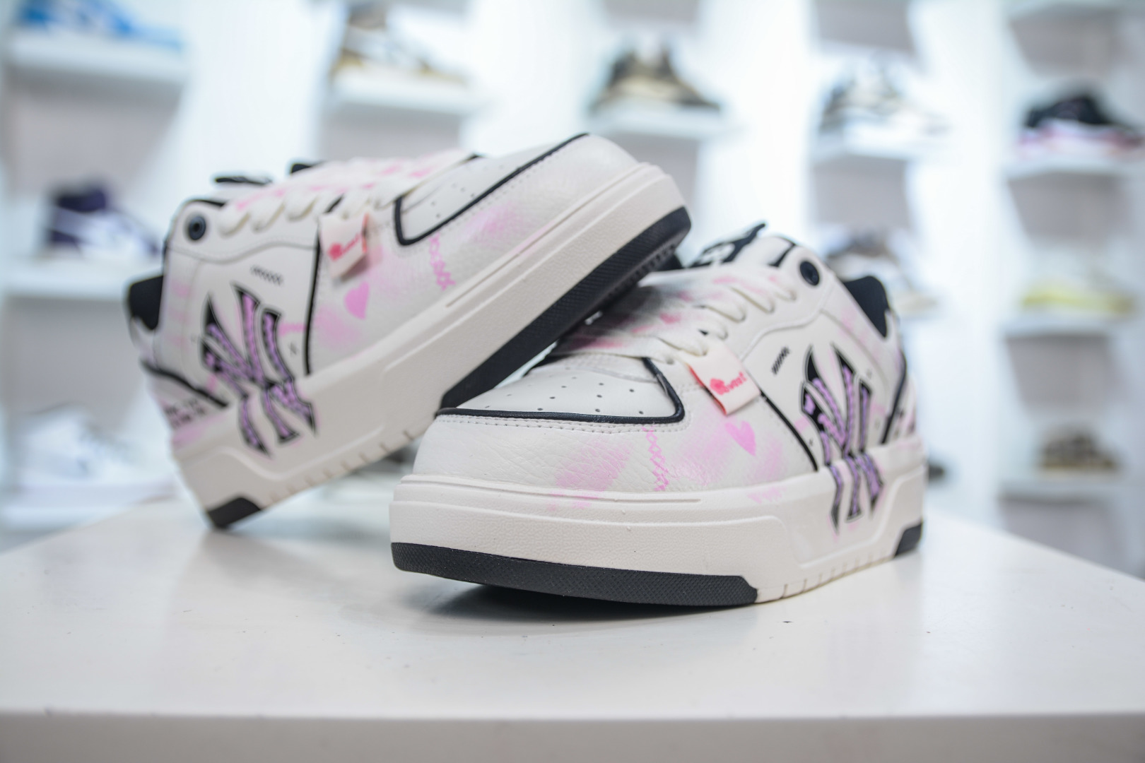 MLB Chunky Liner Sneakers - Graffiti Custom Color, Lightweight Platform Shoes 17 cmp i1756318026930 9641 0 3