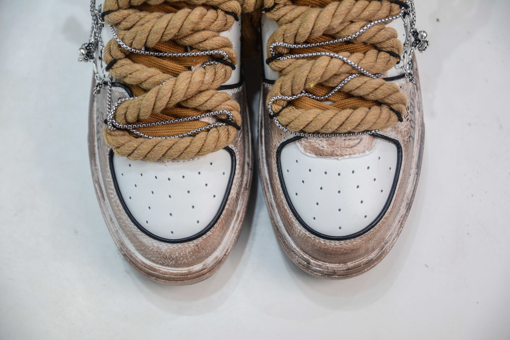 MLB NY Yankees Graffiti Chunky Sneakers - Hidden Heel, Distressed Look 10 cmp i1756318085643 6579 0 8