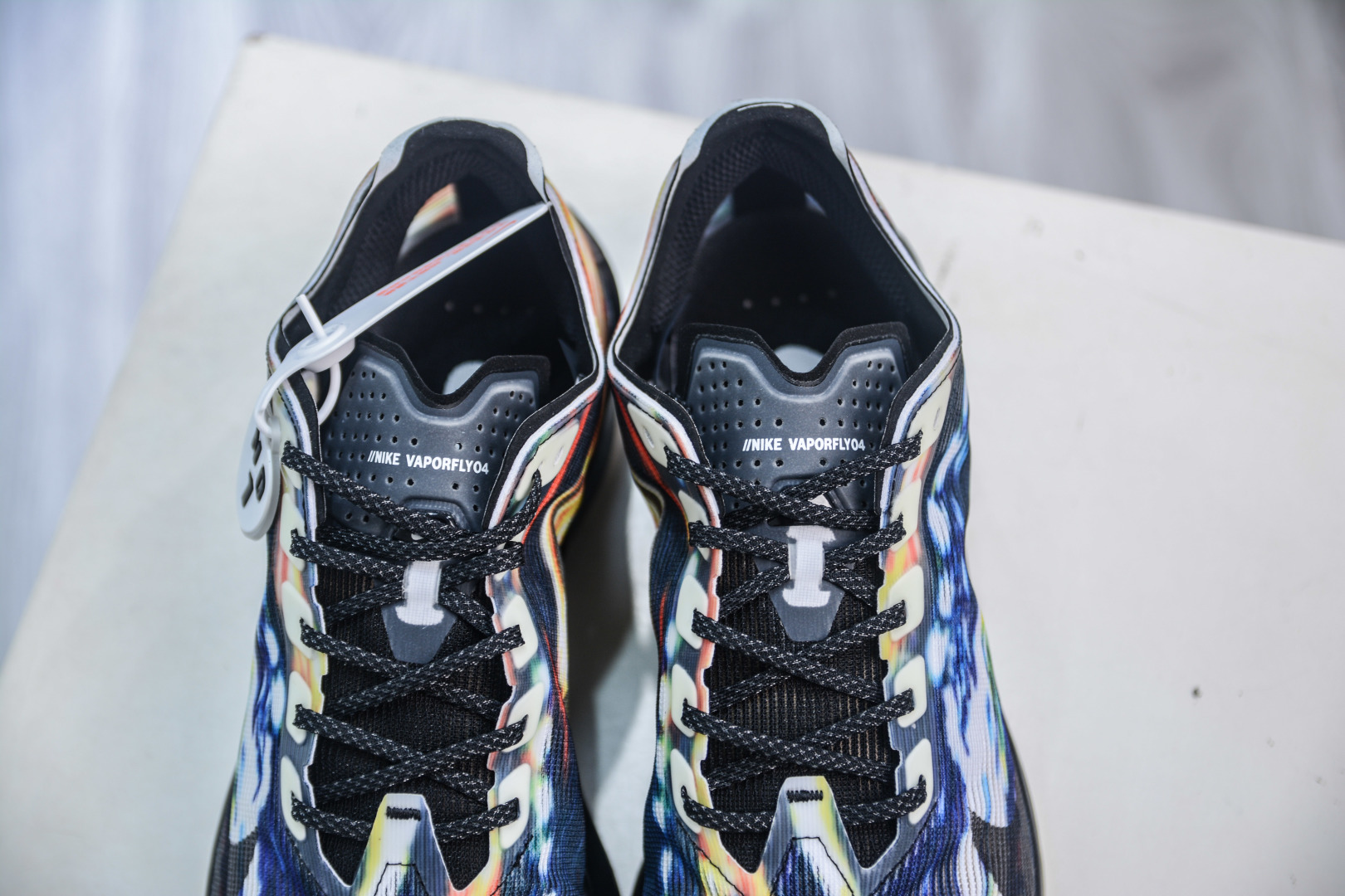Nike Zoom Vaporfly Next% Marathon Running Shoes - Black/White/Rainbow 31 cmp i1756318161388 8243 0 7