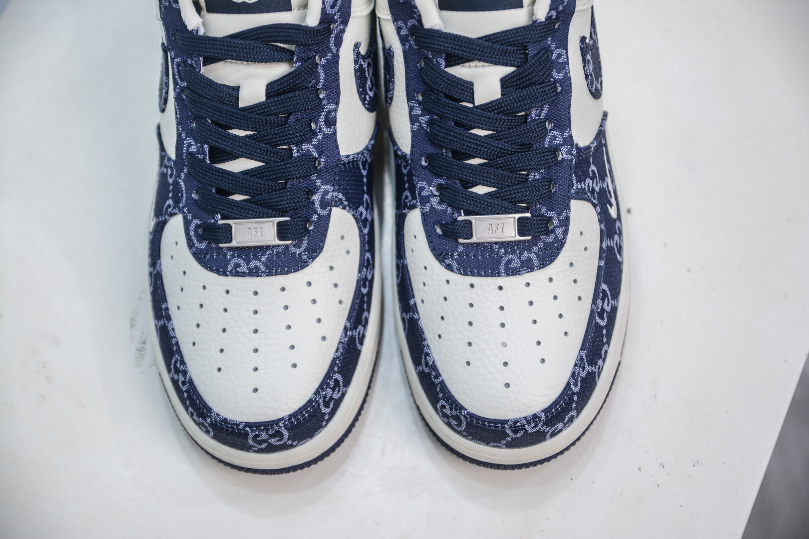 Gucci x NIke Air Force 1 古驰联名-白蓝牛仔 SC0601-569