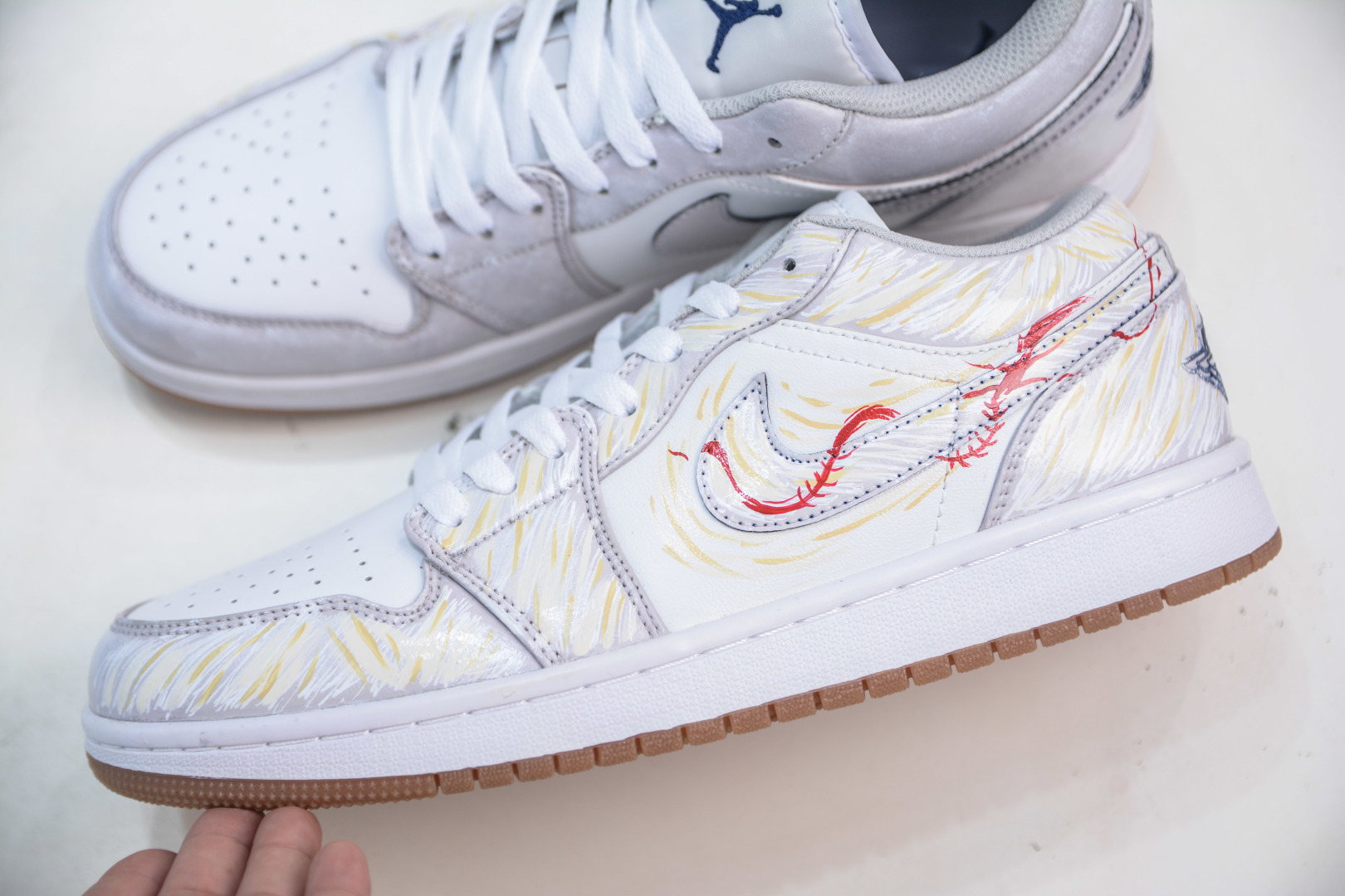 Air Jordan 1 Low 舒适百搭 防滑耐磨 低帮 复古篮球鞋 553558-146