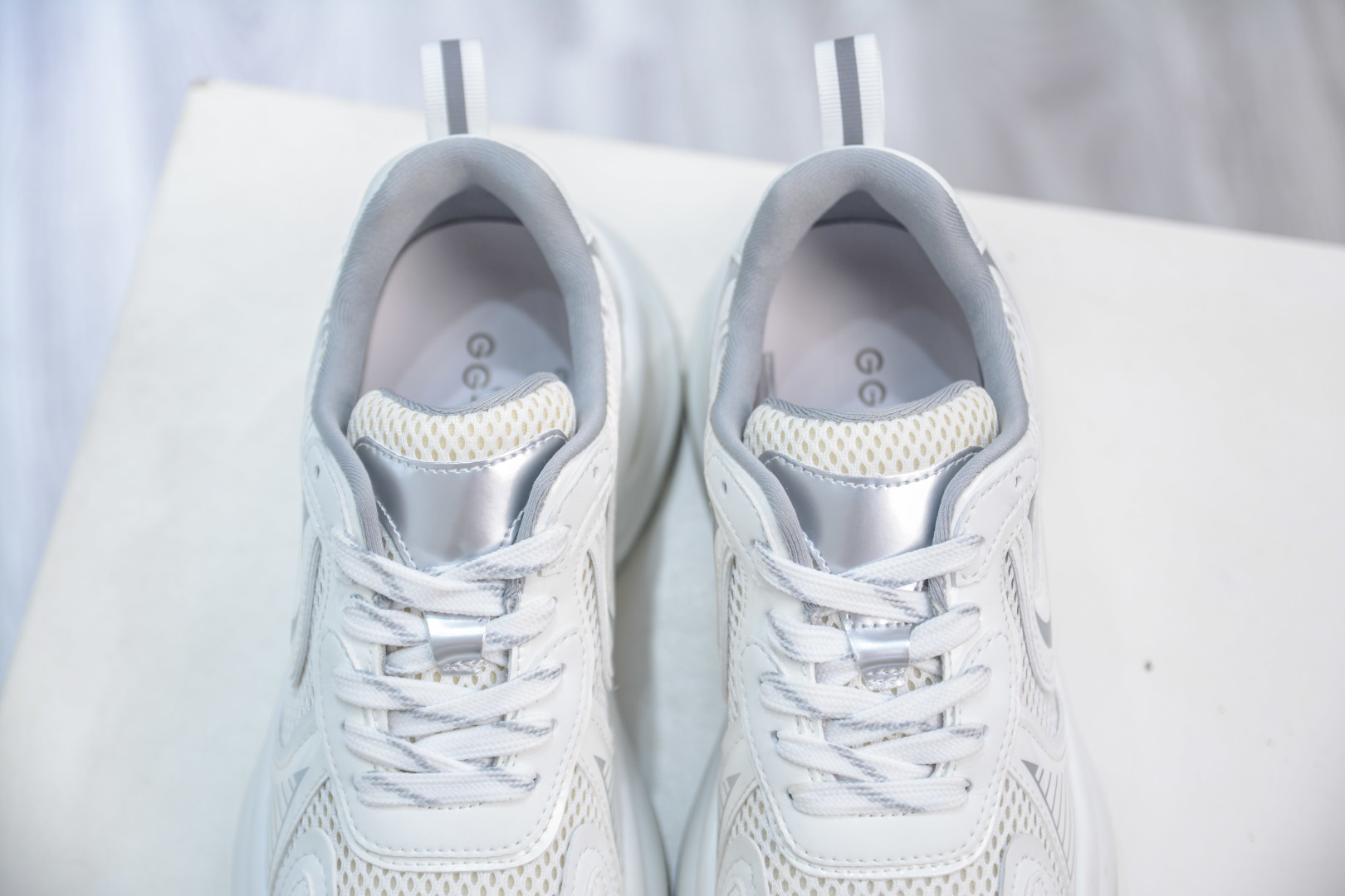 Gucci CC White Chunky Sneakers - Trendy, Comfortable, and Height Increasing 9 cmp i1756499578714 6117 0 7