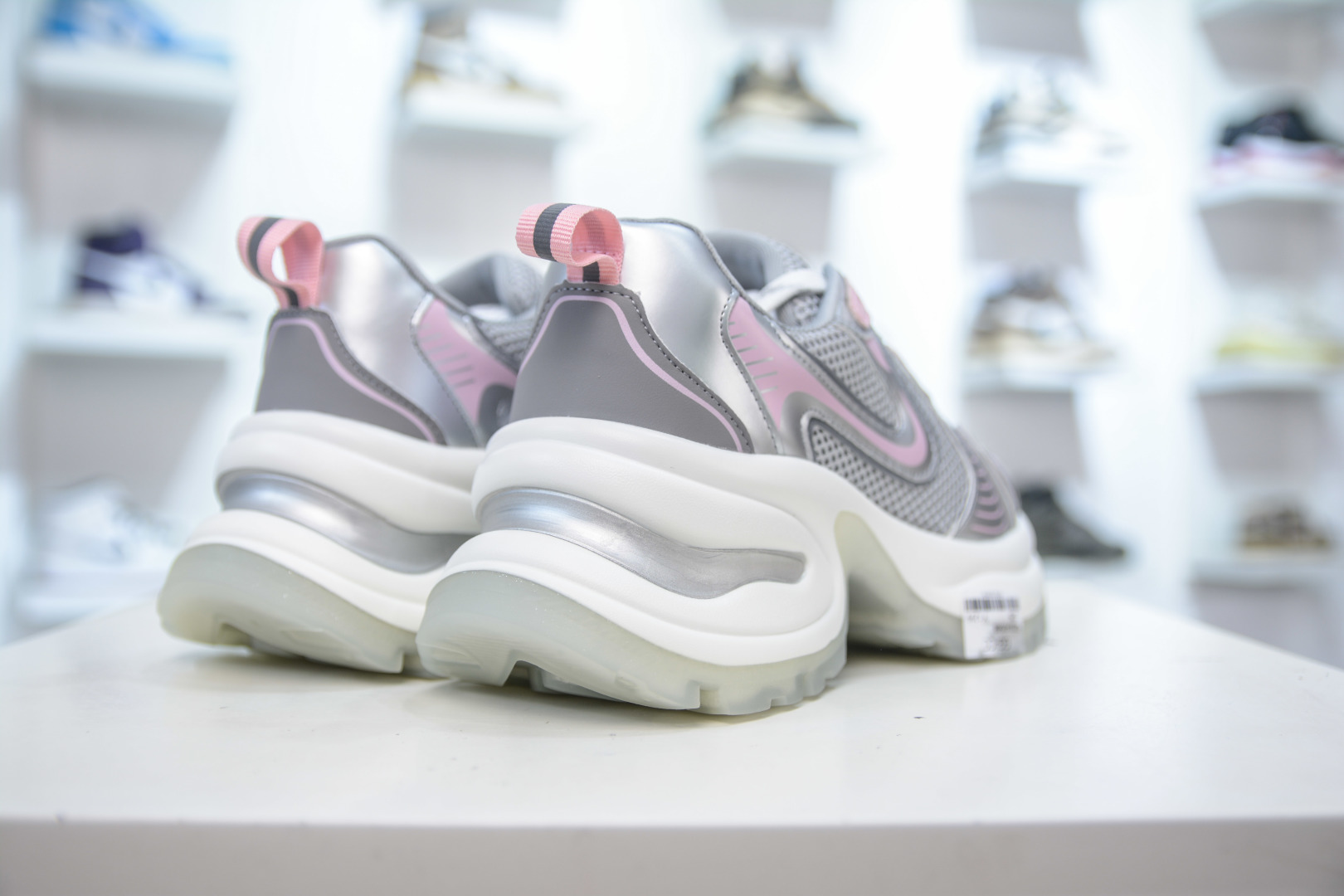 Gucci CC Women's Chunky Platform Sneakers, Silver & Pink, Sizes 35-40 6 cmp i1756499628060 6959 0 5