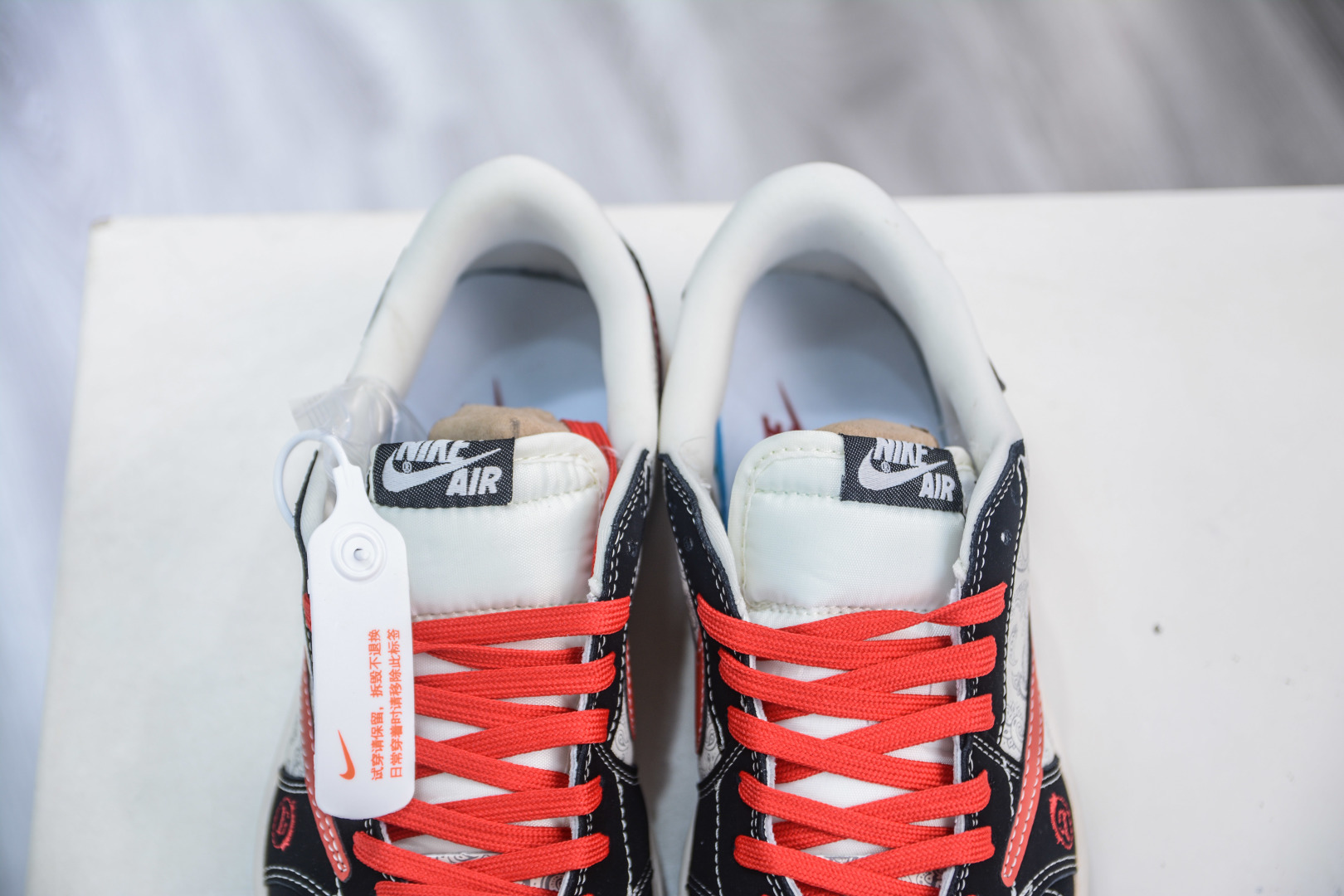 TS x Air Jordan x Supreme Air Jordan 1 Low 'Black White Red' Sneakers 9 cmp i1756500309749 4879 0 7