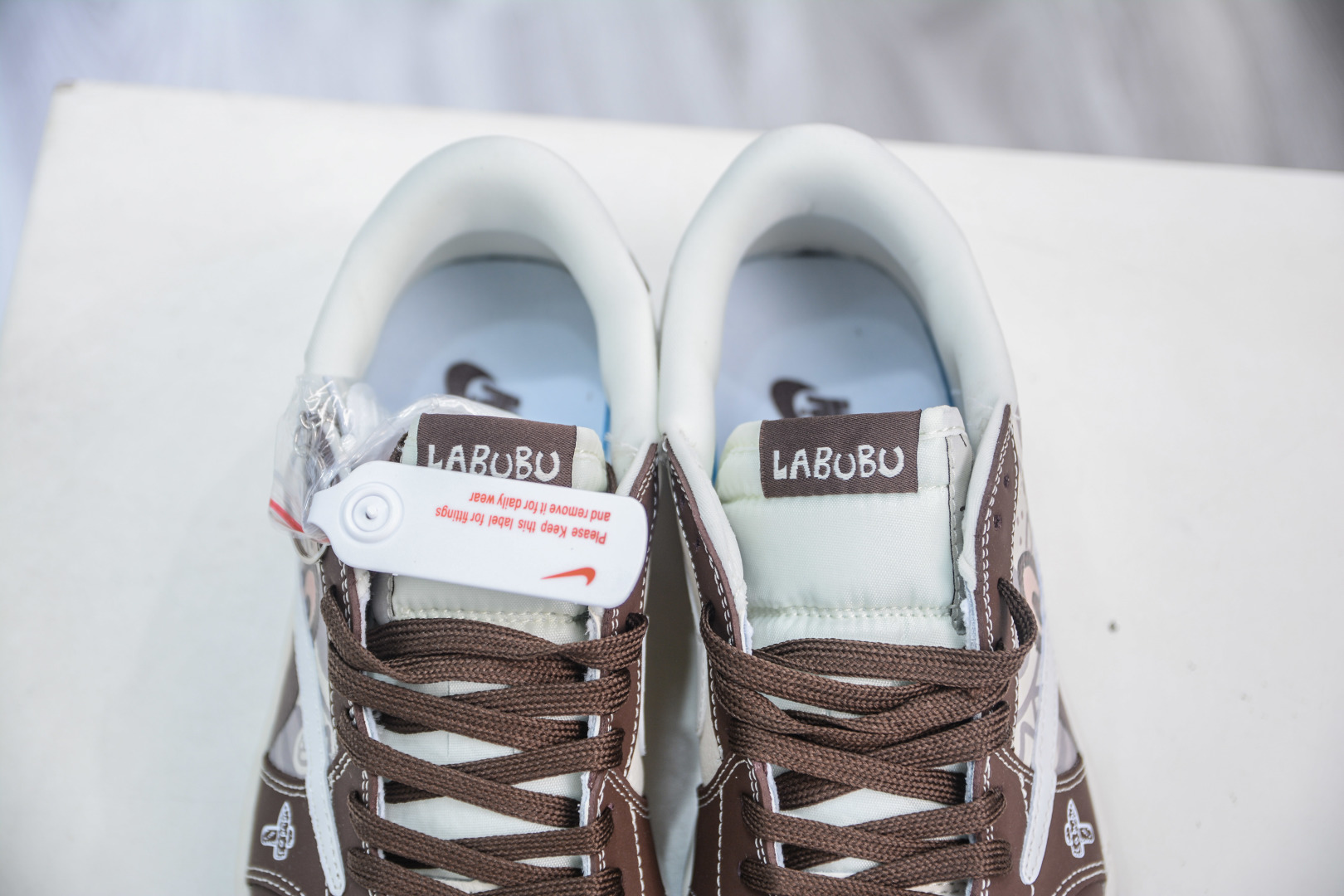 Air Jordan 1 Low X LABUBU Brown/White: Original Factory Cushion & Leather 9 cmp i1756500358471 8361 0 7