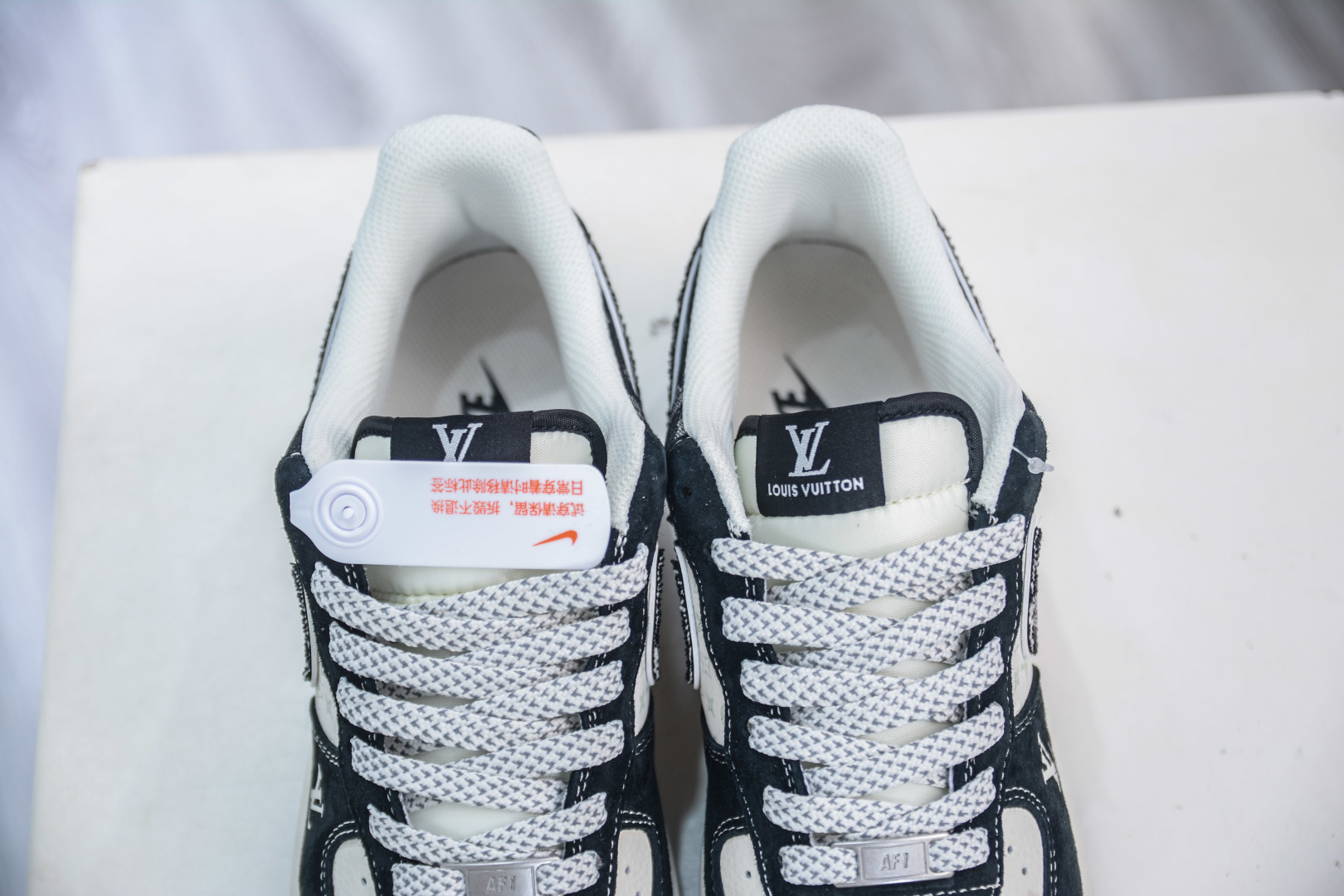 Nike Air Force 1 Low '07 x Louis Vuitton Denim Black Sneakers 8 cmp i1756578286663 6424 0 7