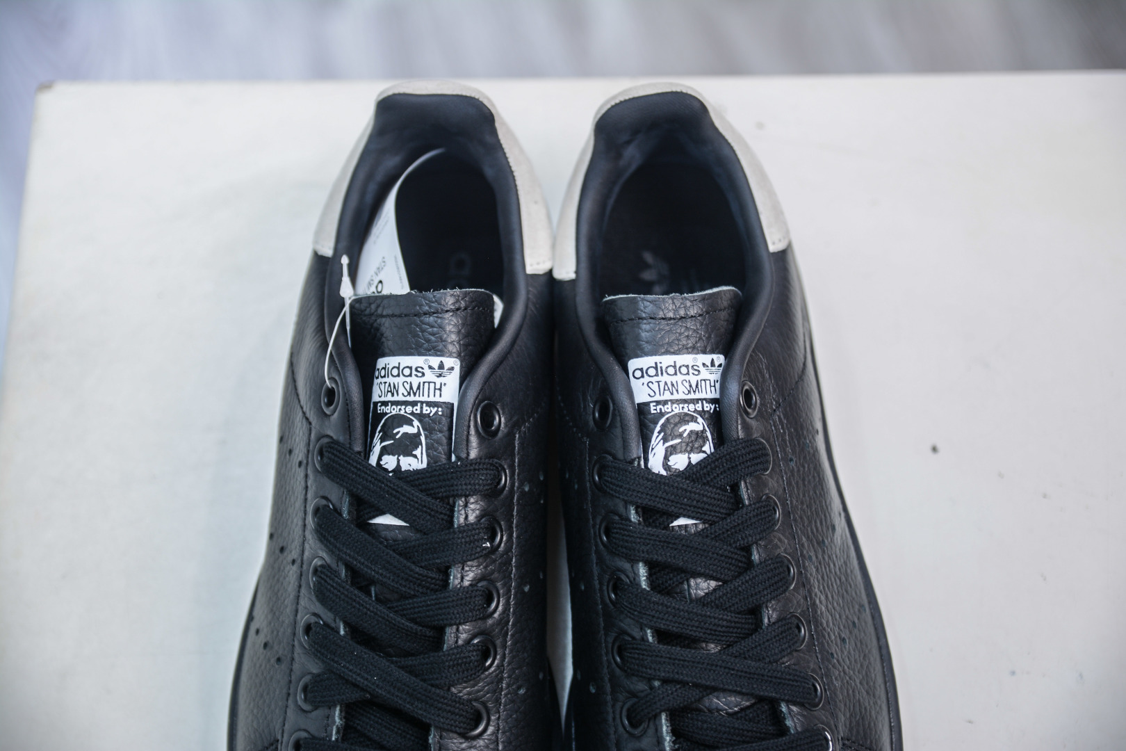 Adidas Originals Stan Smith Black Leather Retro Fashion Sneakers - Classic Style 8 cmp i1756578741974 4784 0 7