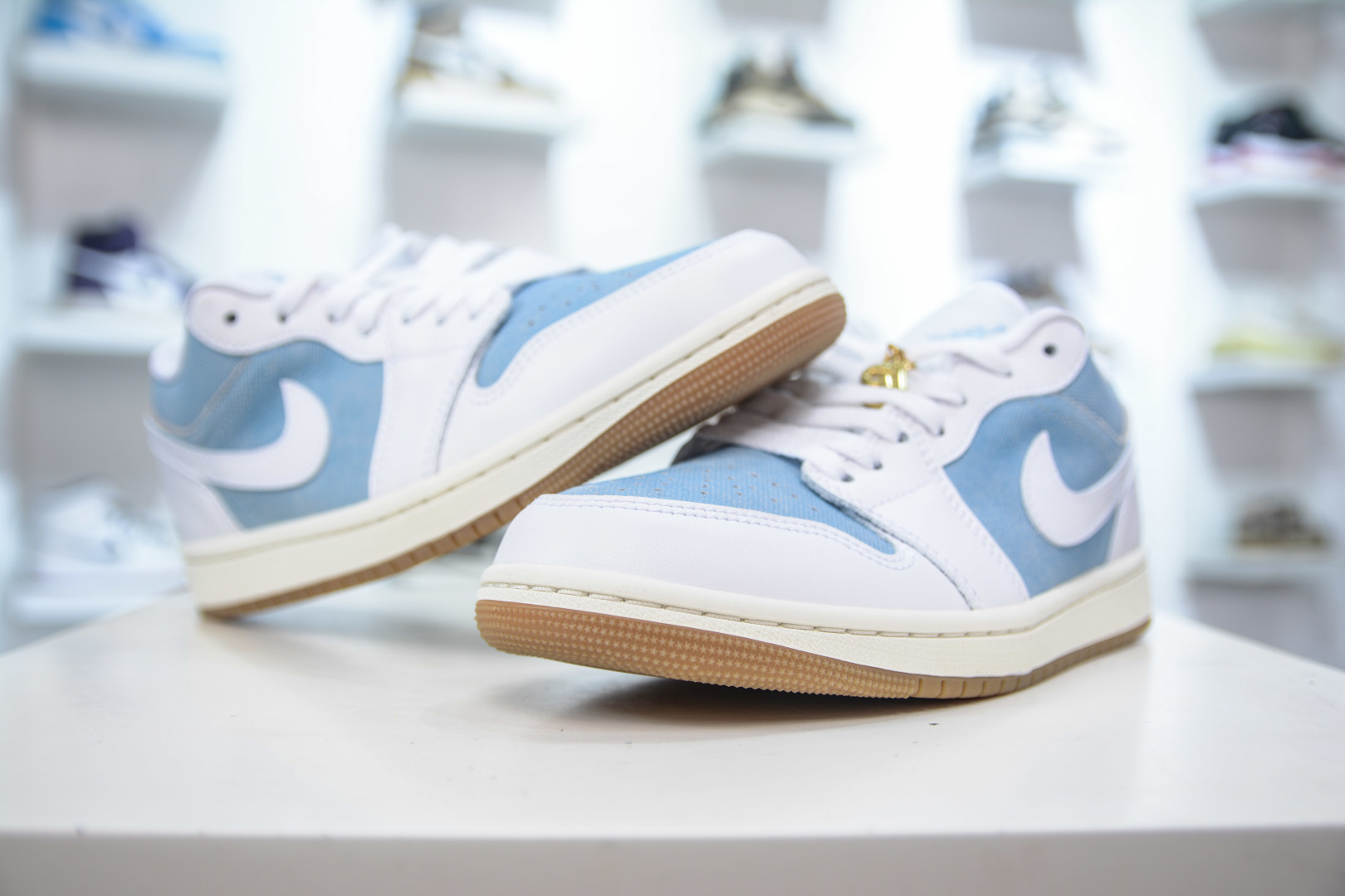 Air Jordan 1 Low 'Denim' Casual Shoes - HQ2004 - Blue/White, Size 40-46 5 cmp i1756578883701 3688 0 4