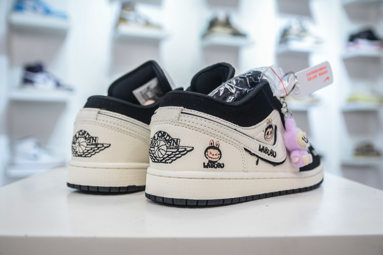 Air Jordan 1 Low X LABUBU Black White - Custom Color, Premium Comfort 7 cmp i1756579081244 1290 0 5