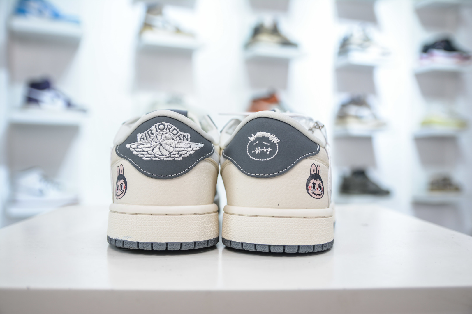 TS x Air Jordan 1 Low LABUBU - White/Gray Custom Color, Premium Leather 3 cmp i1756579171063 3151 0 1