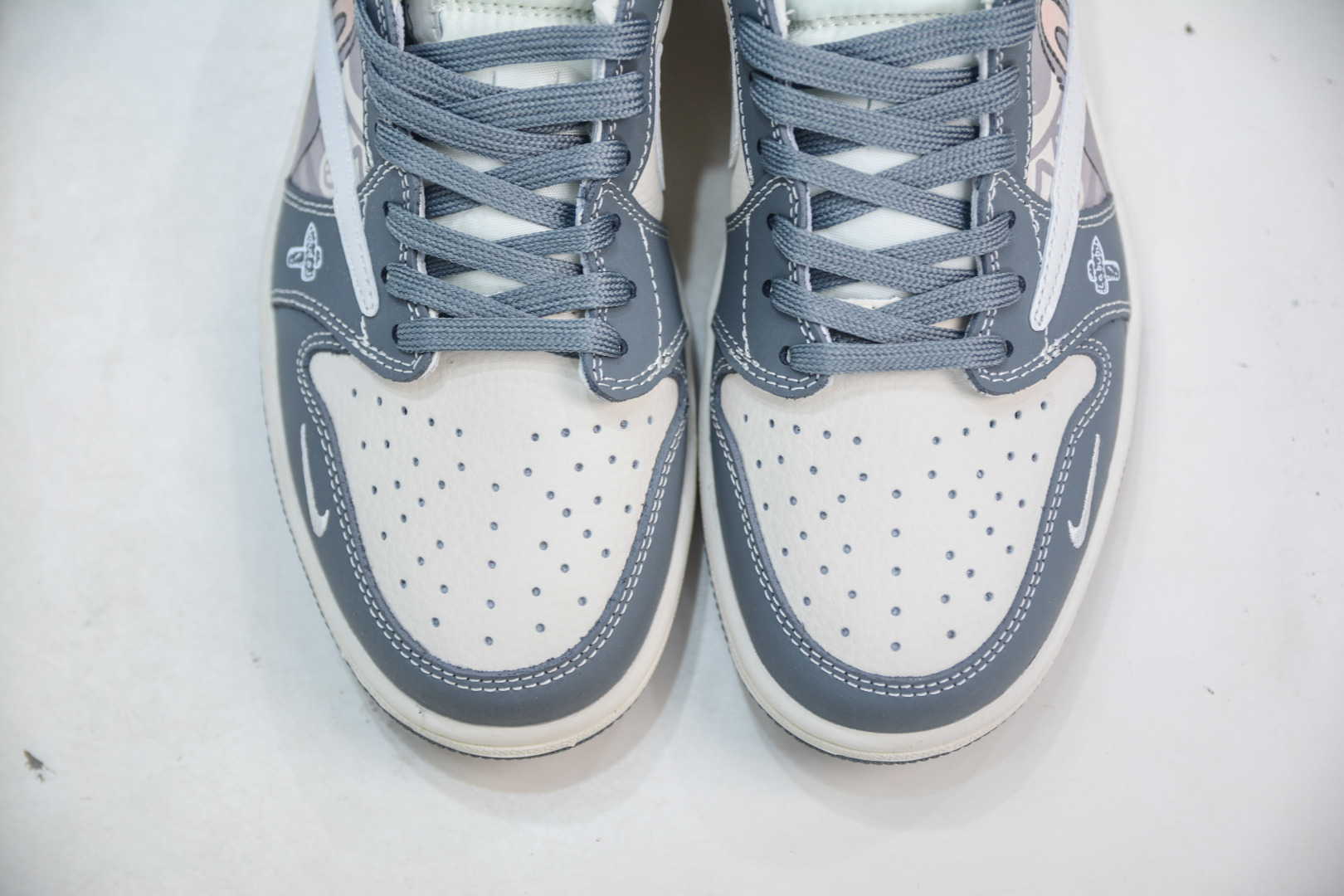 TS x Air Jordan 1 Low LABUBU - White/Gray Custom Color, Premium Leather 10 cmp i1756579172234 7766 0 8