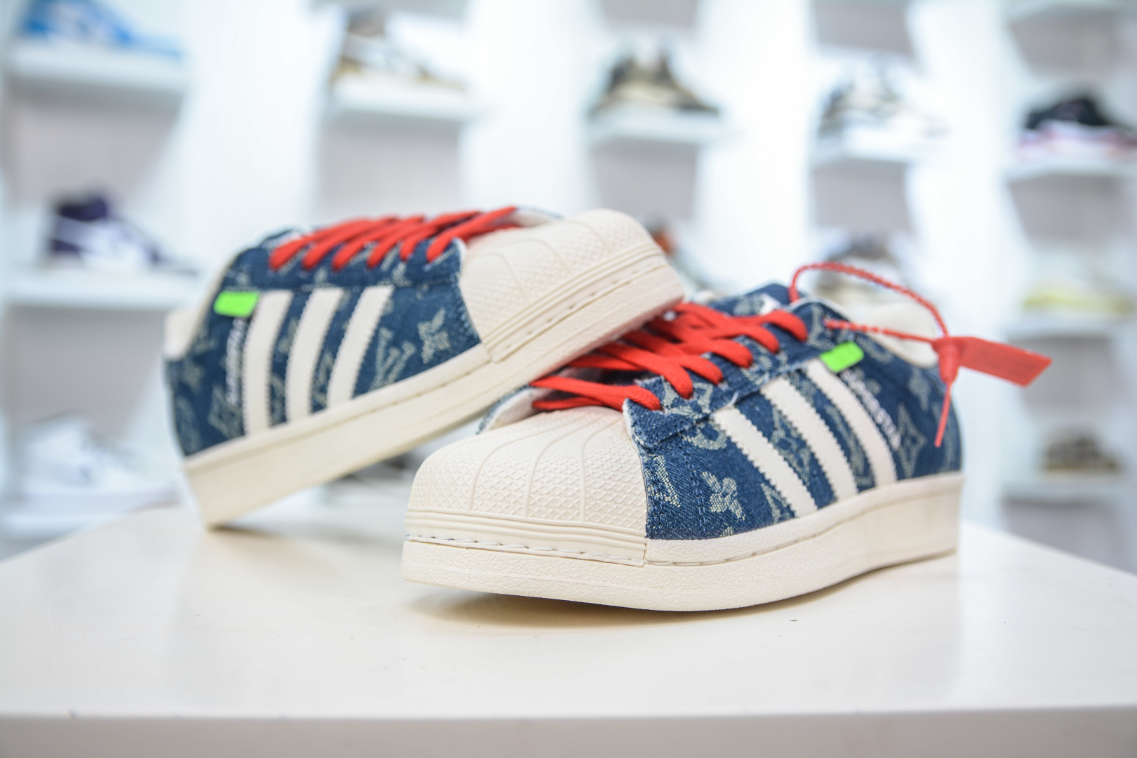 Louis Vuitton x Adidas Originals Superstar Denim Sneakers 5 cmp i1756657159026 3128 0 3