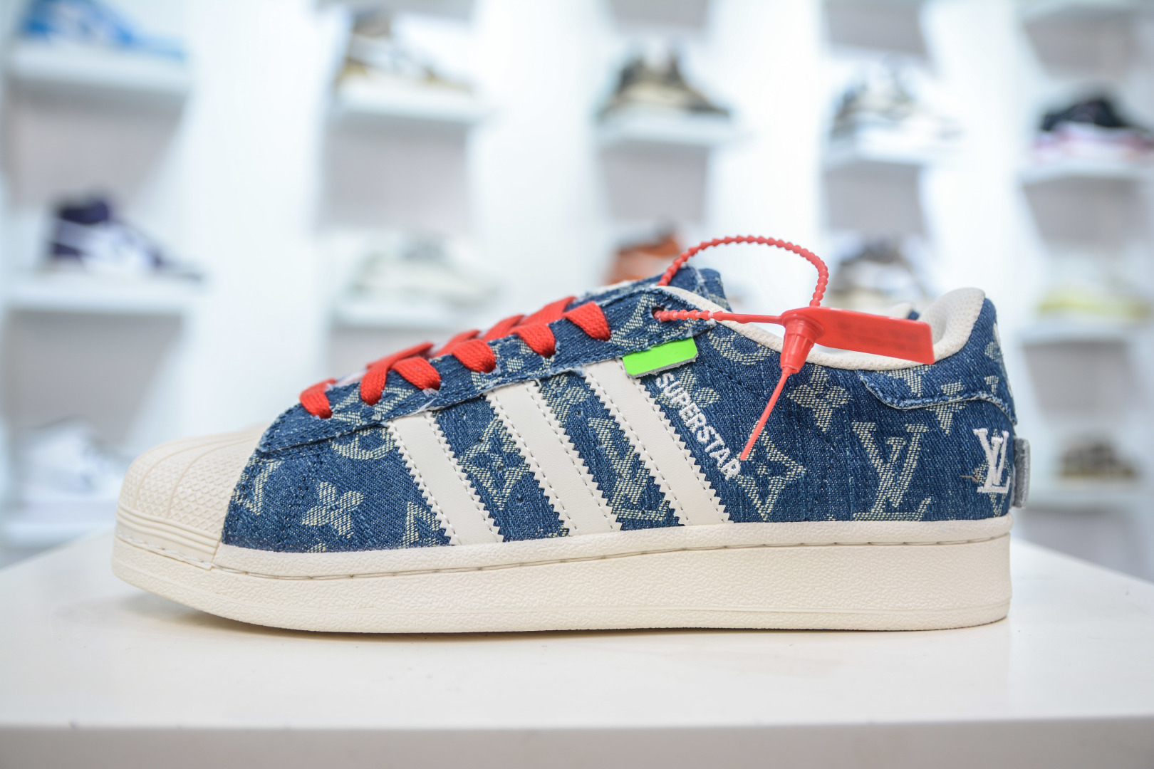 Louis Vuitton x Adidas Originals Superstar Denim Sneakers 2 cmp i1756657159968 9565 0 0