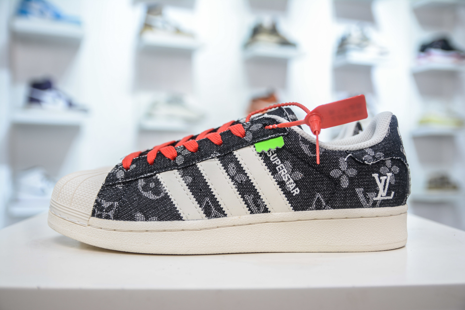 Louis Vuitton x Adidas Originals Superstar Dark Blue Monogram Sneakers 1 cmp i1756657213038 1510 0 0