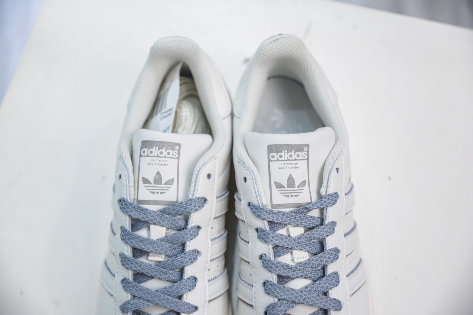 Adidas Originals Superstar Cream White/Grey Leather Sneakers HQ0458 9 cmp i1756834962277 4423 0 7