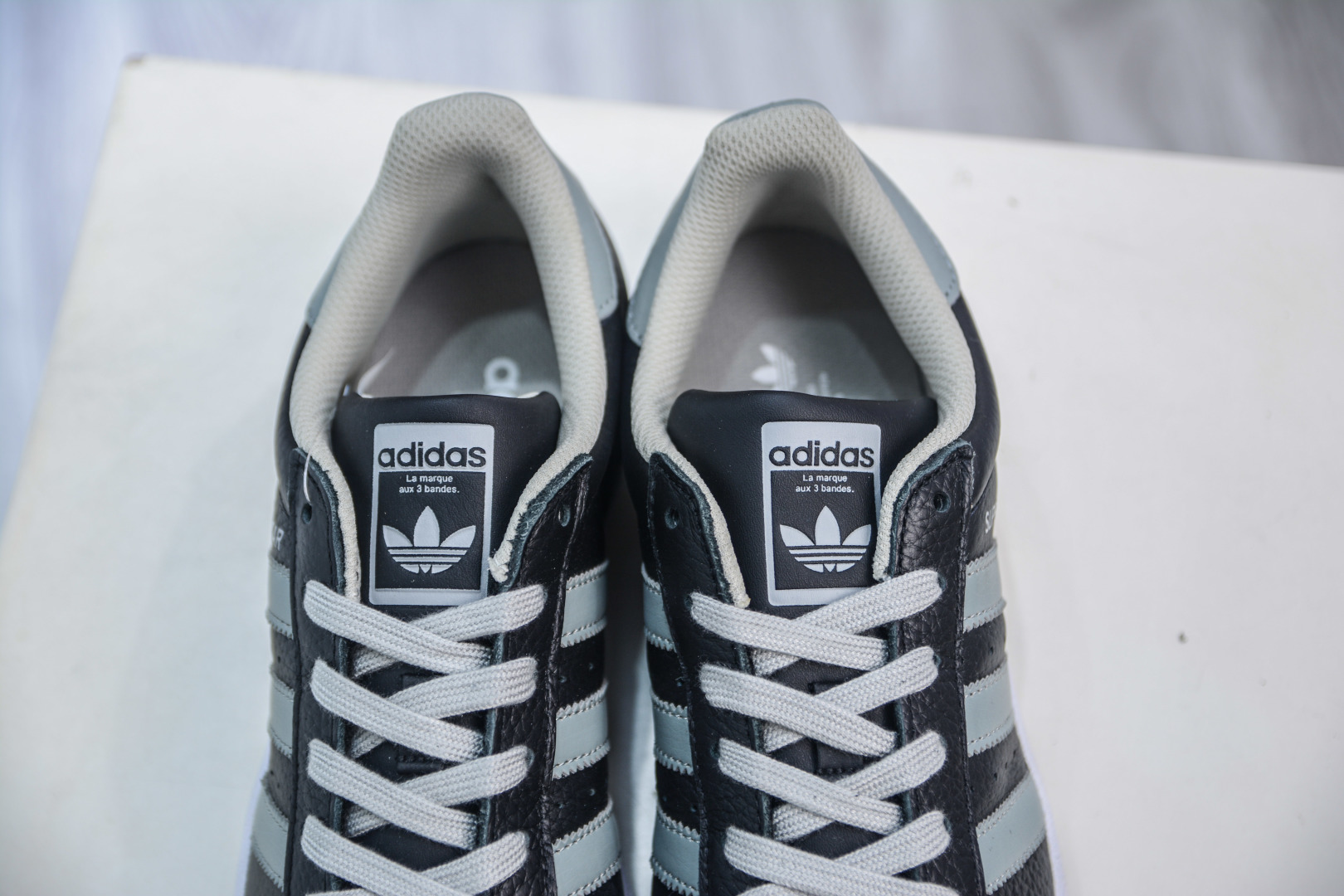 Adidas Originals Superstar Black/Grey Leather Sneakers EG4962 Classic Style 8 cmp i1756835015689 1735 0 7