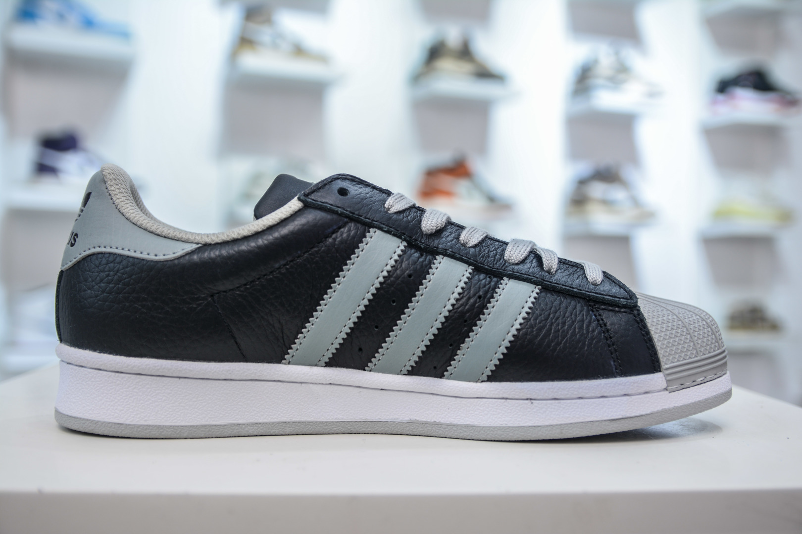 Adidas Originals Superstar Black/Grey Leather Sneakers EG4962 Classic Style 3 cmp i1756835015743 2189 0 2