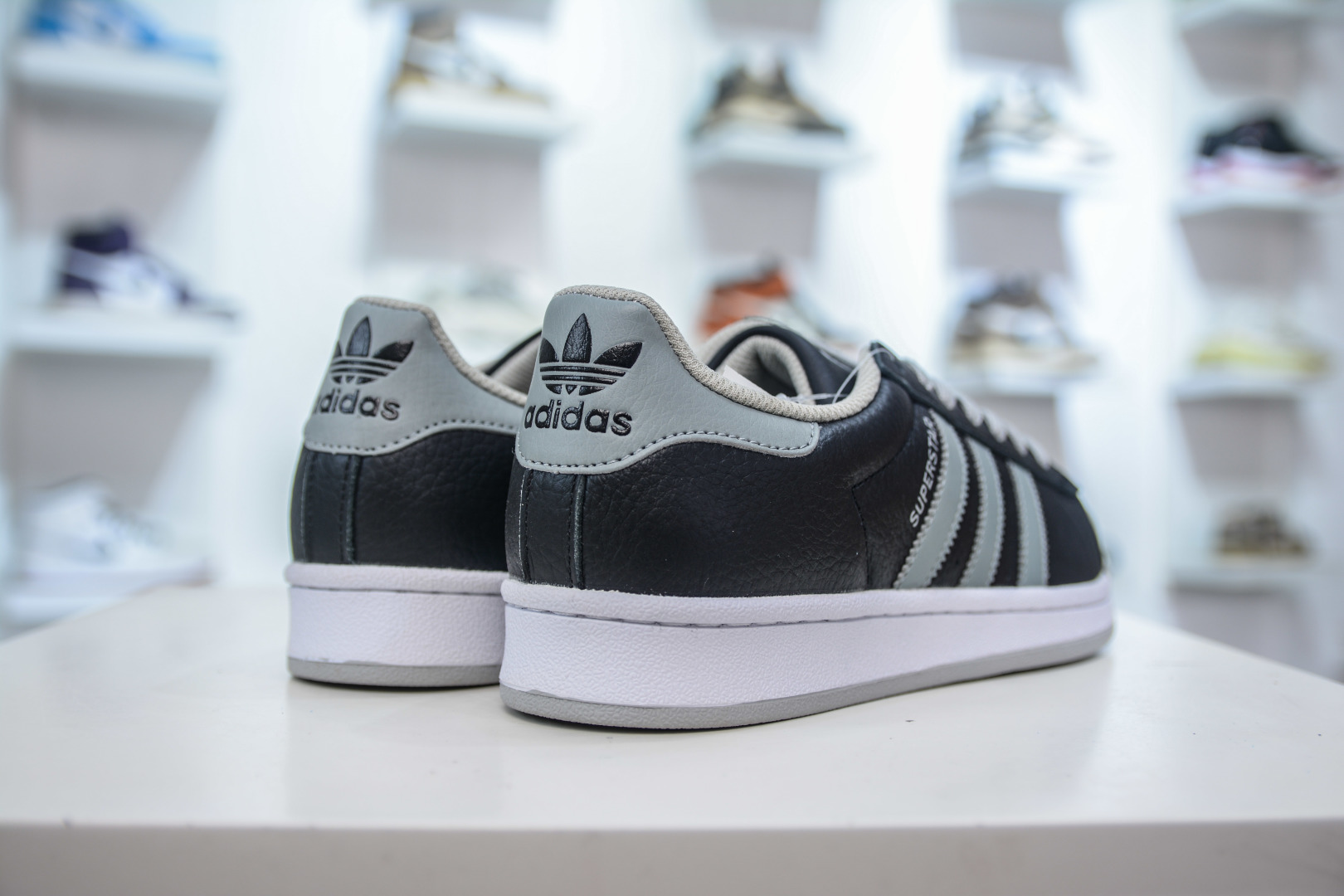 Adidas Originals Superstar Black/Grey Leather Sneakers EG4962 Classic Style 6 cmp i1756835016610 6541 0 5