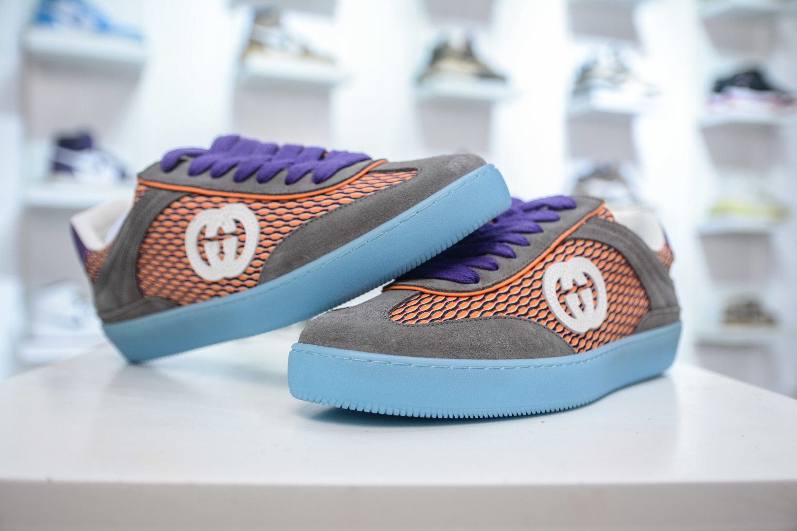 Gucci G75 Round Toe Lace-Up Sneakers with Interlocking GG Detail 5 cmp i1756835180815 4838 0 3