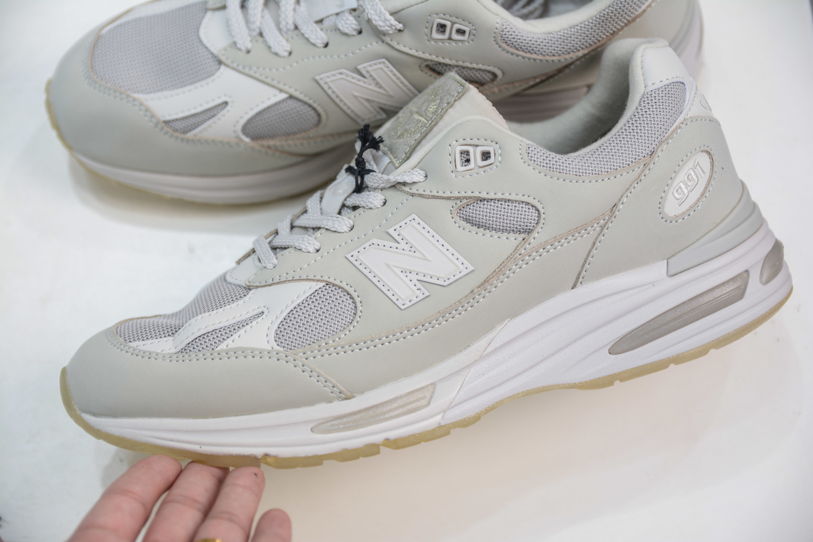 Stone Island x New Balance 991v2 'Grey' Running Shoes - Limited Edition 7 cmp i1756835660611 7875 0 6