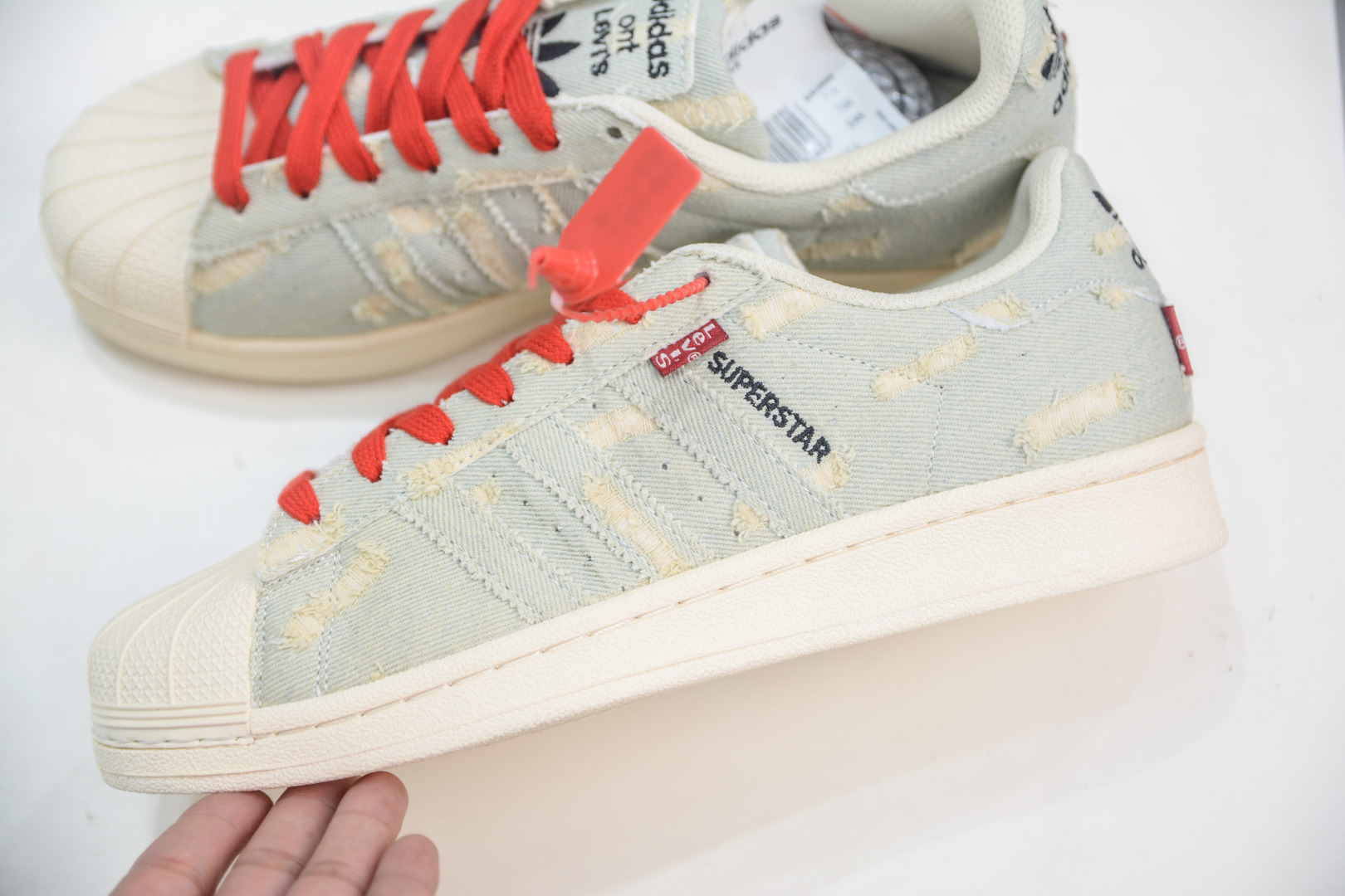 Levi's x Adidas Originals Superstar Denim Casual Sneakers - Limited Edition 7 cmp i1756912524494 5825 0 6