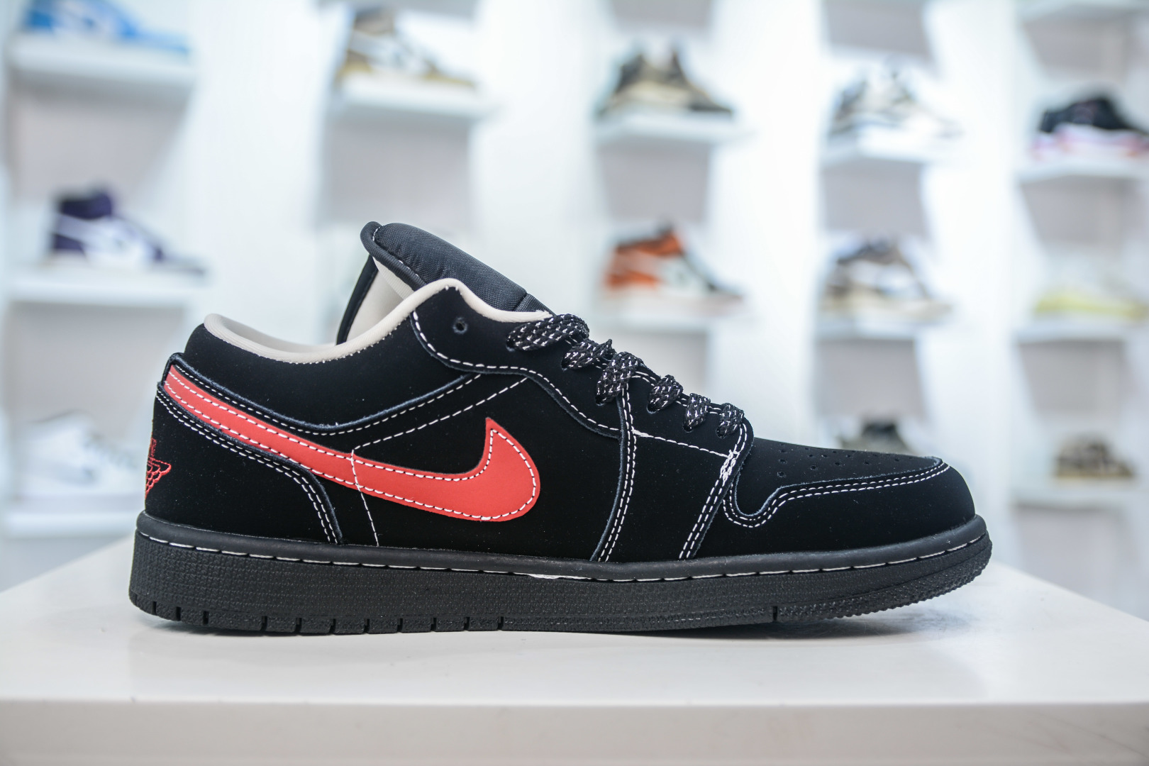 Kaws x Air Jordan 1 Low Black Red: Limited Edition Sneaker for Men and Women 3 cmp i1756912655807 875 0 2
