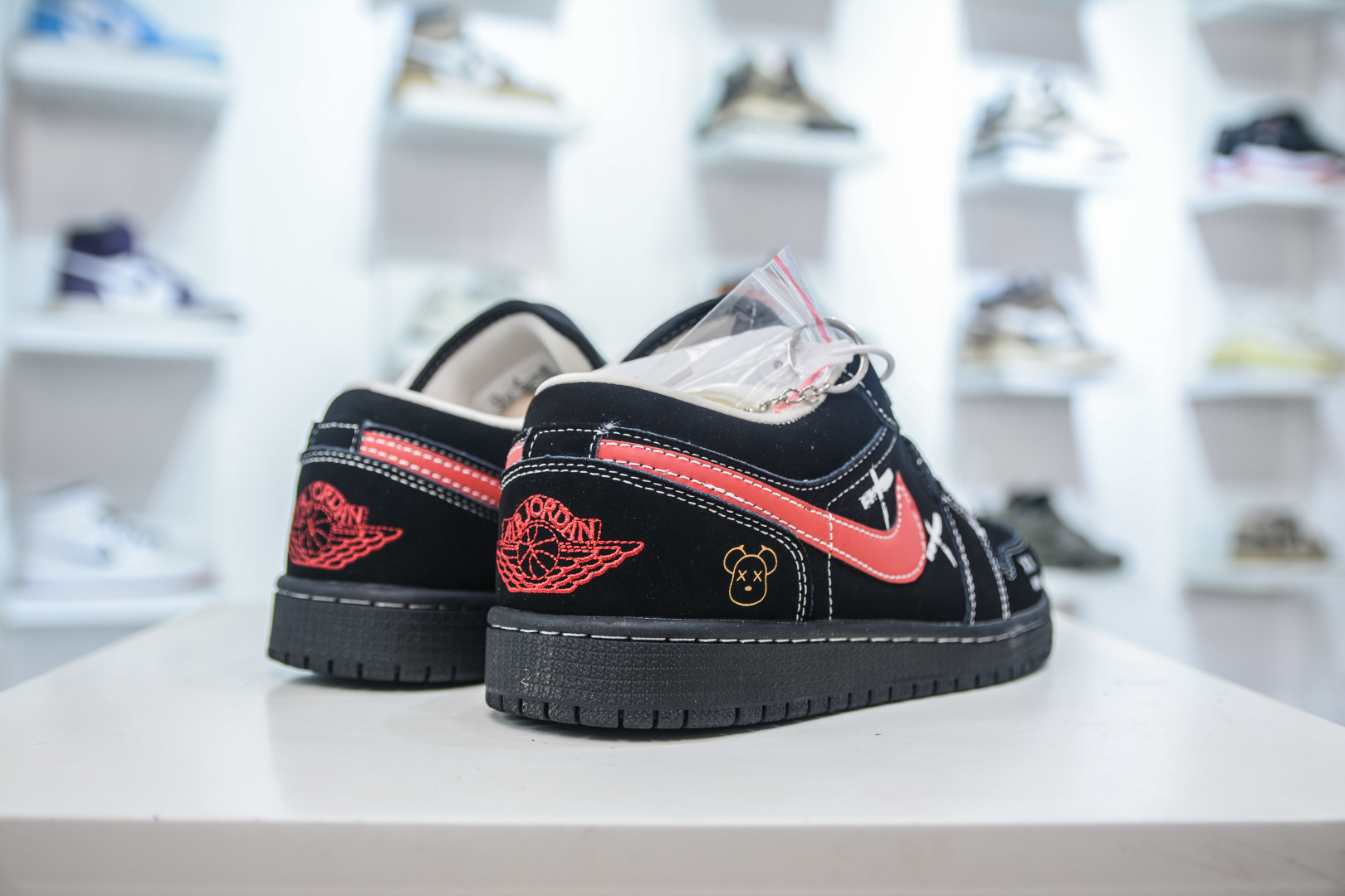 Kaws x Air Jordan 1 Low Black Red: Limited Edition Sneaker for Men and Women 6 cmp i1756912655863 8851 0 5