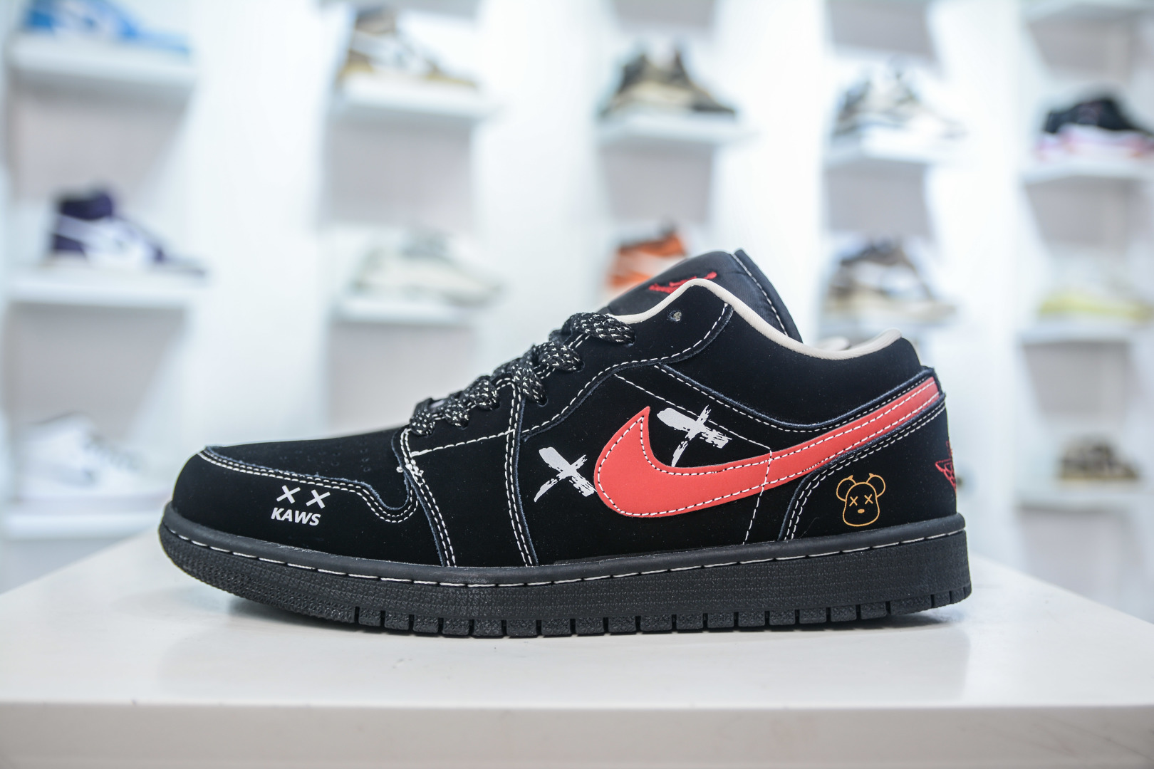 Kaws x Air Jordan 1 Low Black Red: Limited Edition Sneaker for Men and Women 1 cmp i1756912656857 1435 0 0