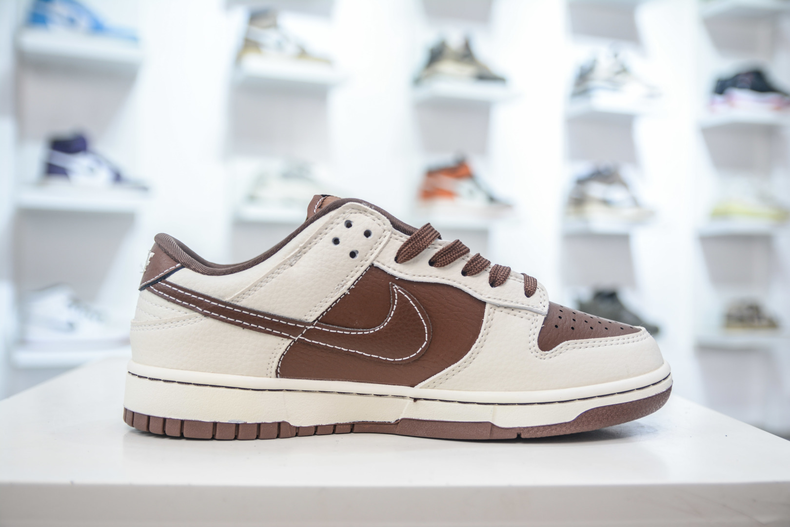Nike SB Dunk Low x Labubu Collab - Brown and White Designer Sneakers 4 cmp i1756912773602 3740 0 2