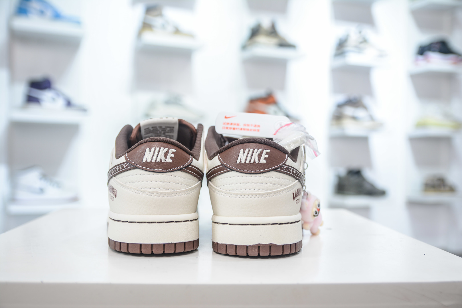 Nike SB Dunk Low x Labubu Collab - Brown and White Designer Sneakers 3 cmp i1756912774602 6701 0 1
