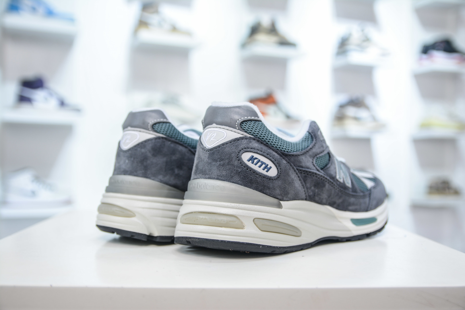 Kith x New Balance 991V2 'Grey Blue' Retro Running Shoes - Premium Comfort 7 cmp i1756913361226 6844 0 5