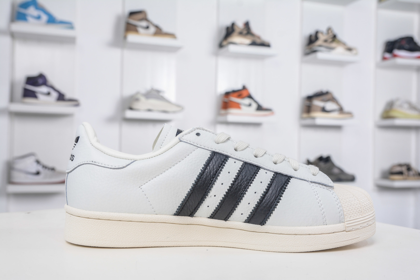 Adidas Originals Superstar White Black Leather Sneakers Retro Shell Toe Shoes 4 cmp i1757099395872 6902 0 2