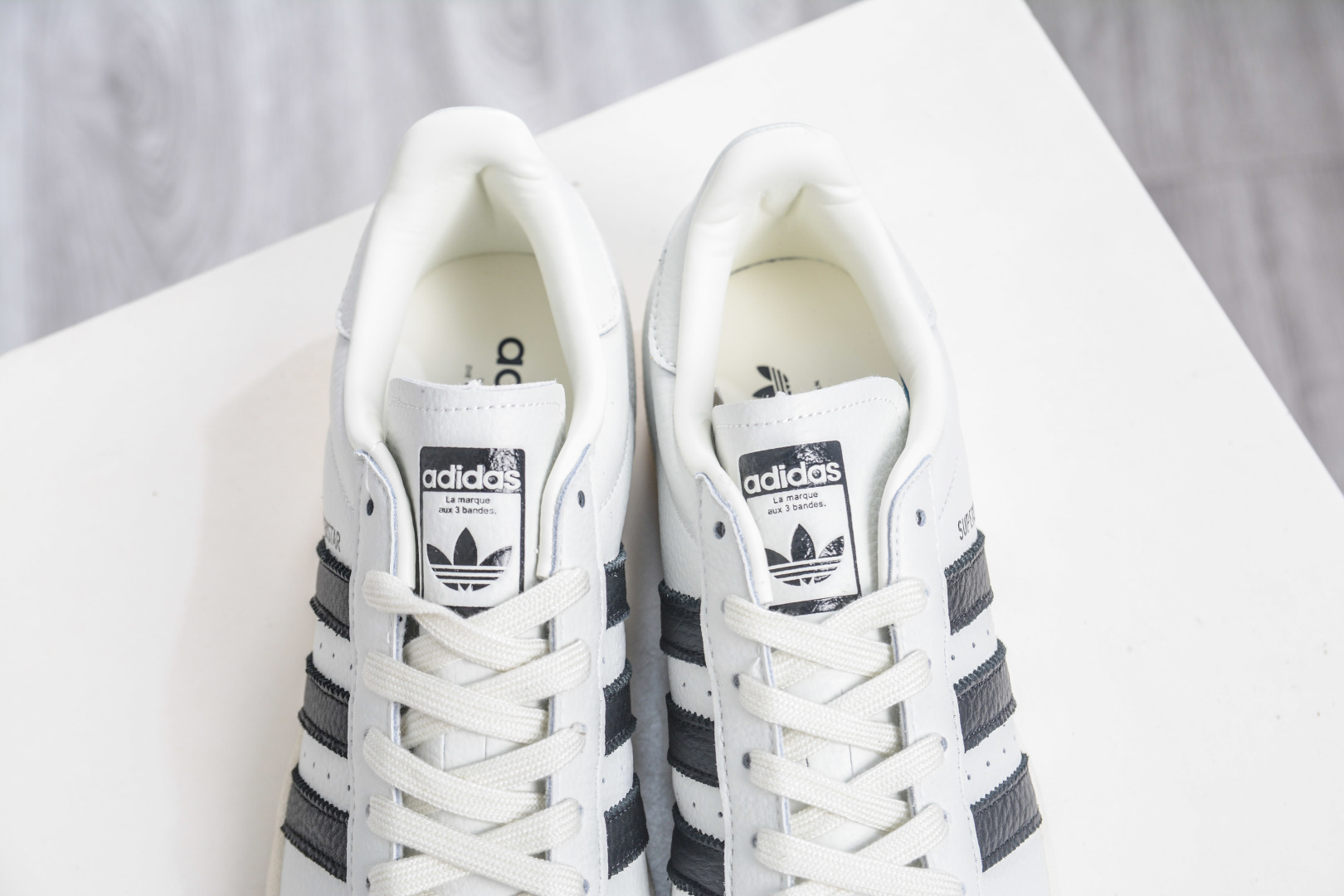 Adidas Originals Superstar White Black Leather Sneakers Retro Shell Toe Shoes 9 cmp i1757099397042 8465 0 7
