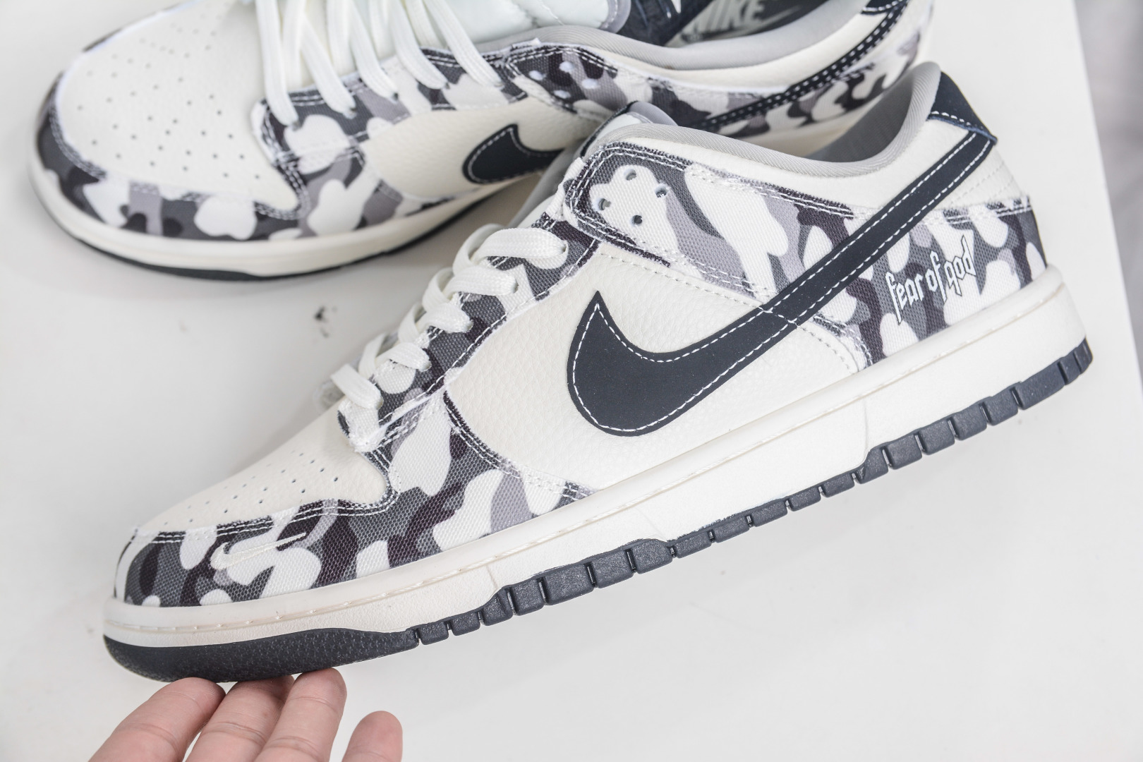 Nike SB Dunk Low x Fear of God FOG Collabo Black White Camo Sneakers 8 cmp i1757099534970 5170 0 6