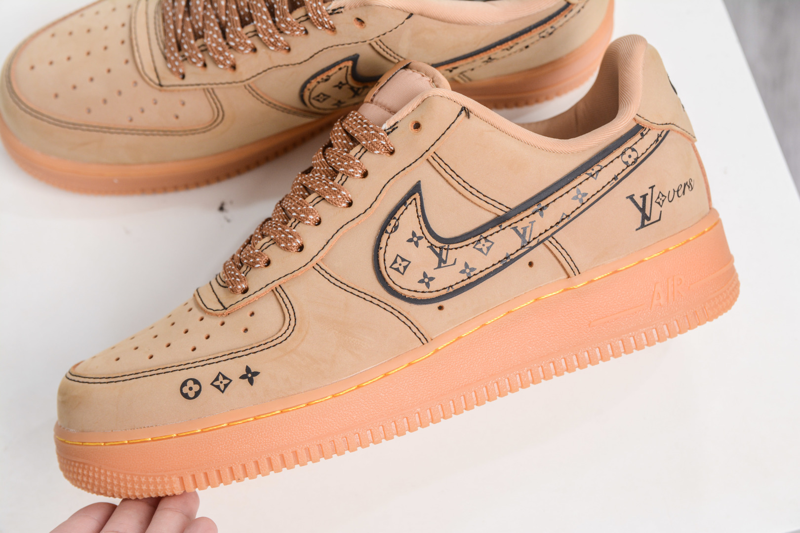 Nike Air Force 1 Low 07 x Louis Vuitton Wheat - Premium Comfort Sneakers 8 cmp i1757099590568 7842 0 6