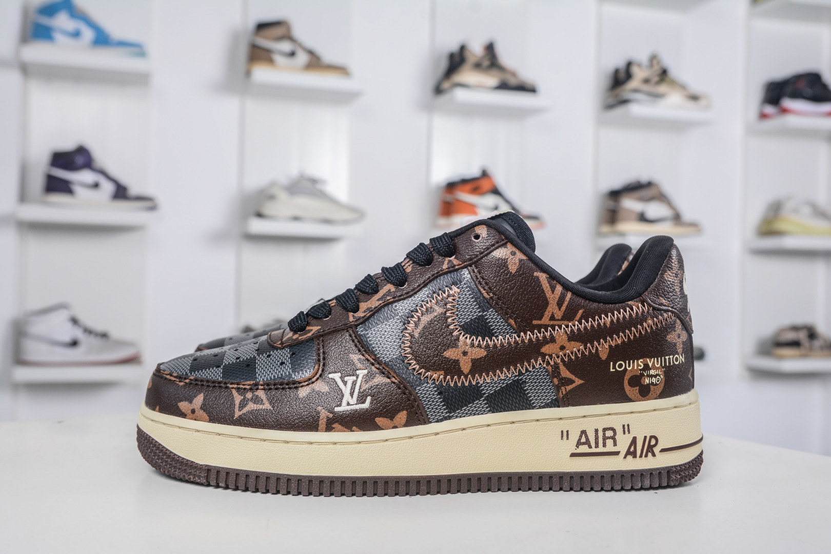 Nike Air Force 1 Low x Louis Vuitton Brown Black Checkerboard 1 cmp i1757099655656 6439 0 0