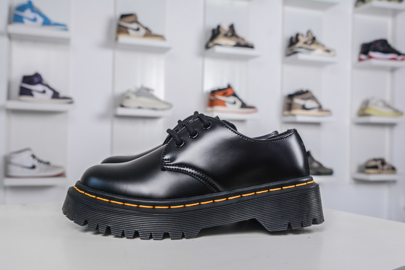 Dr. Martens 1461 Platform Leather Oxford Shoes, Black, Women's US 5-10 2 cmp i1757099832374 6256 0 0