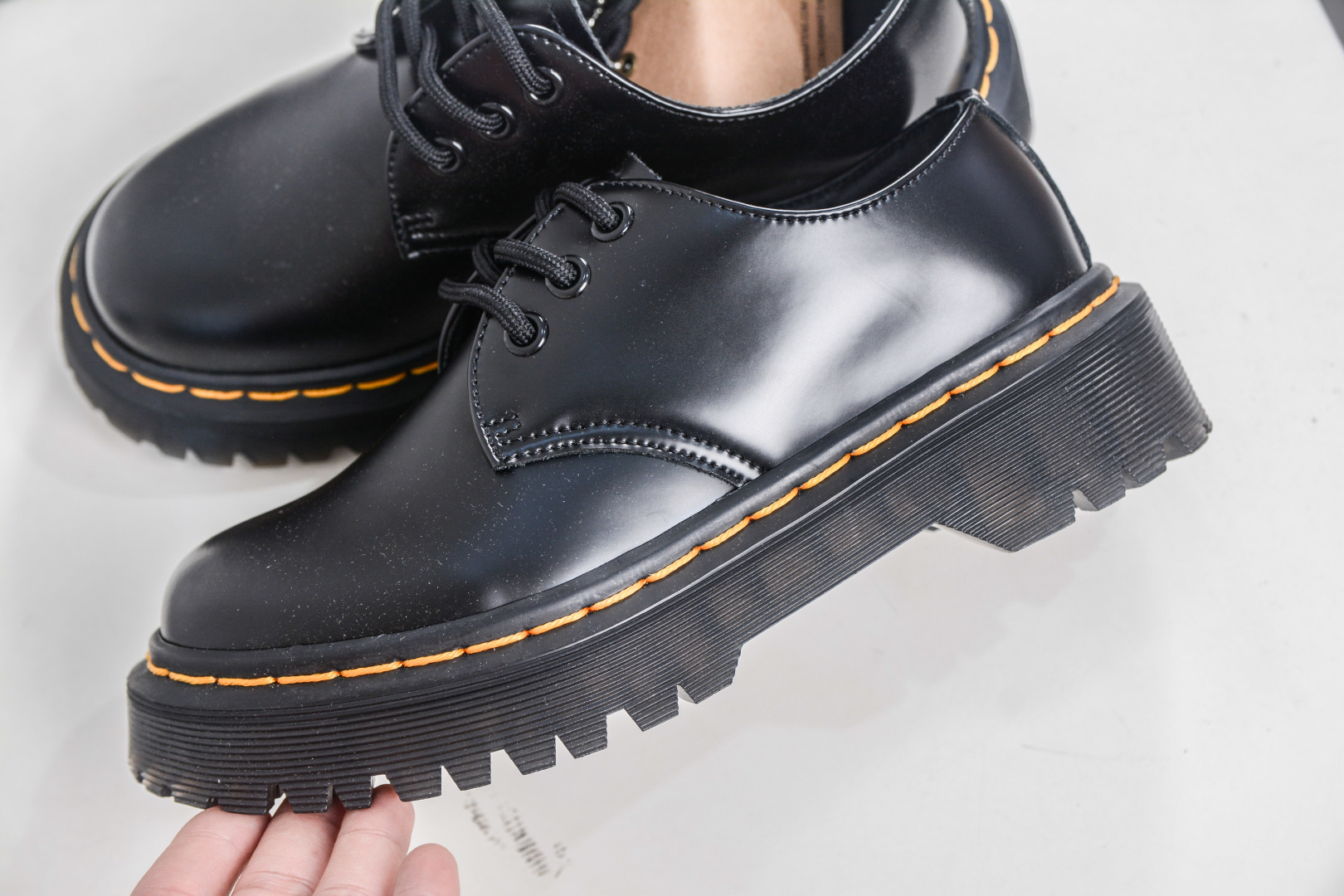 Dr. Martens 1461 Platform Leather Oxford Shoes, Black, Women's US 5-10 8 cmp i1757099832430 3424 0 6