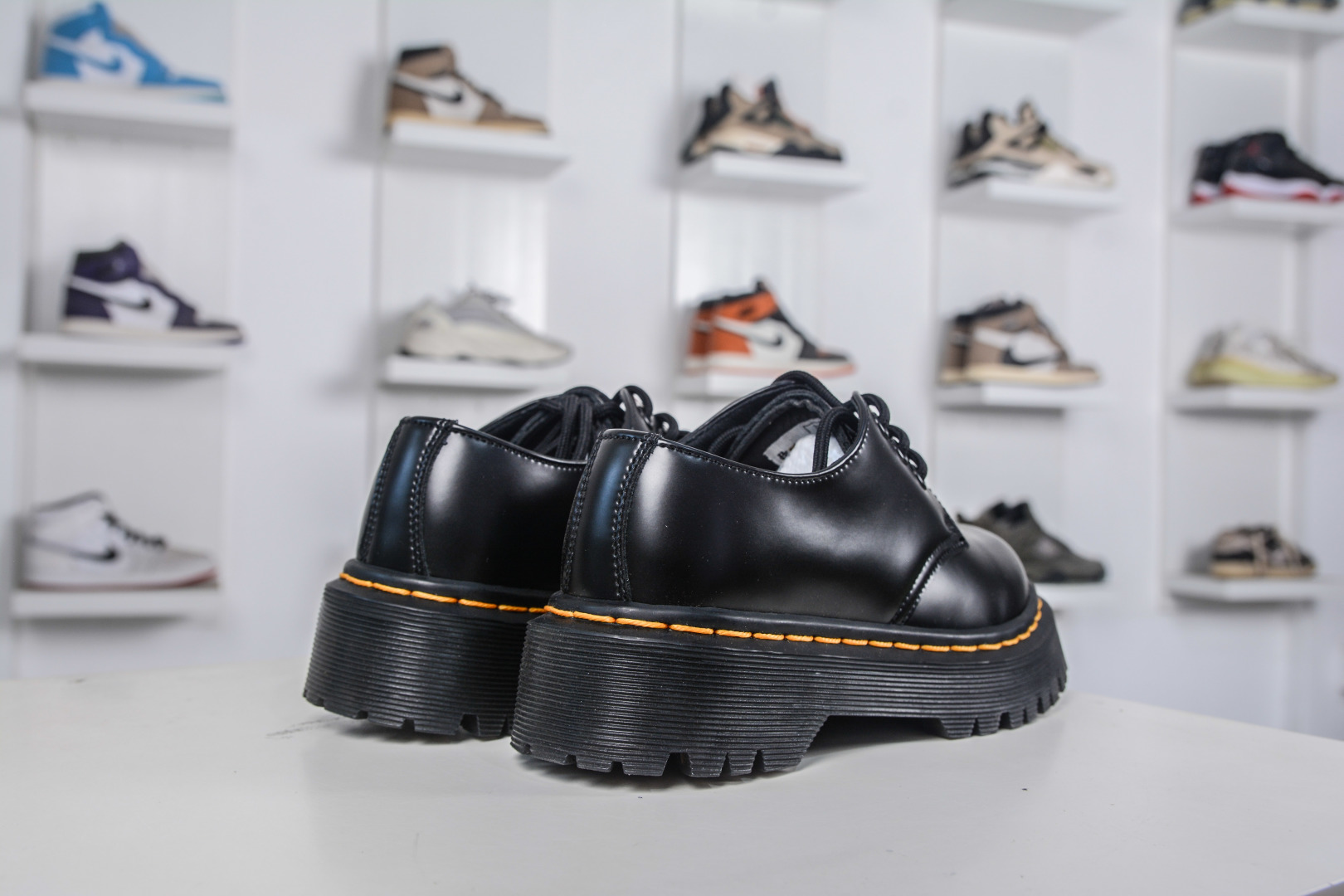 Dr. Martens 1461 Platform Leather Oxford Shoes, Black, Women's US 5-10 7 cmp i1757099833503 2844 0 5