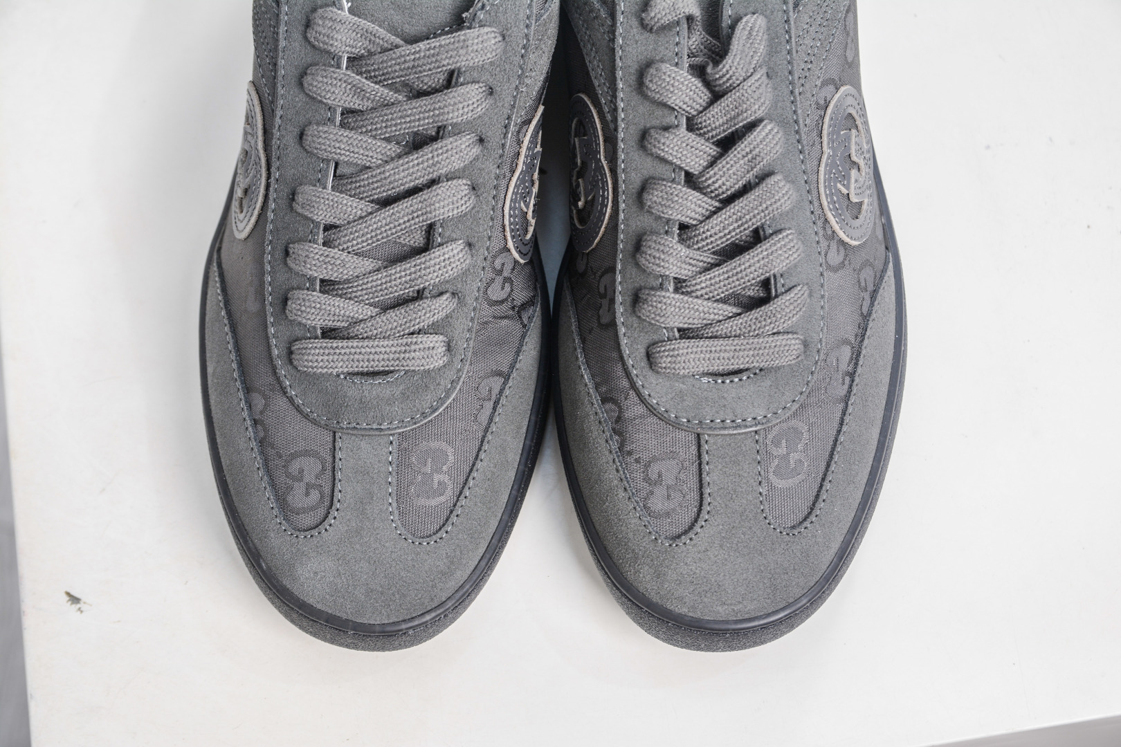 Gucci Men's G75 Round Toe Lace-Up Sneaker with Interlocking G Detail 10 cmp i1757100183777 4738 0 8