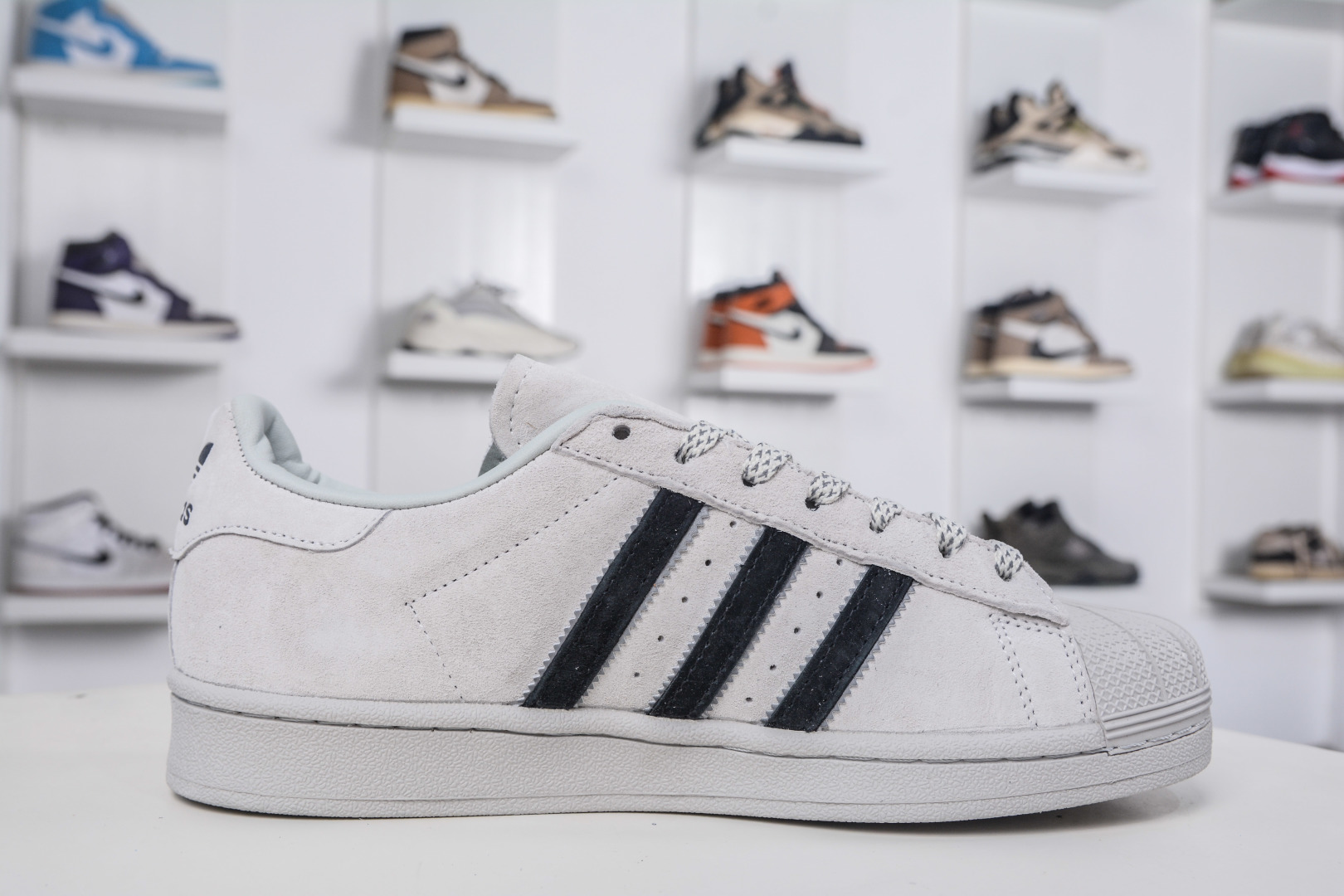 Adidas Originals Superstar Grey Black Leather Sneakers, Iconic Style & Comfort 3 cmp i1757198245099 2567 0 2