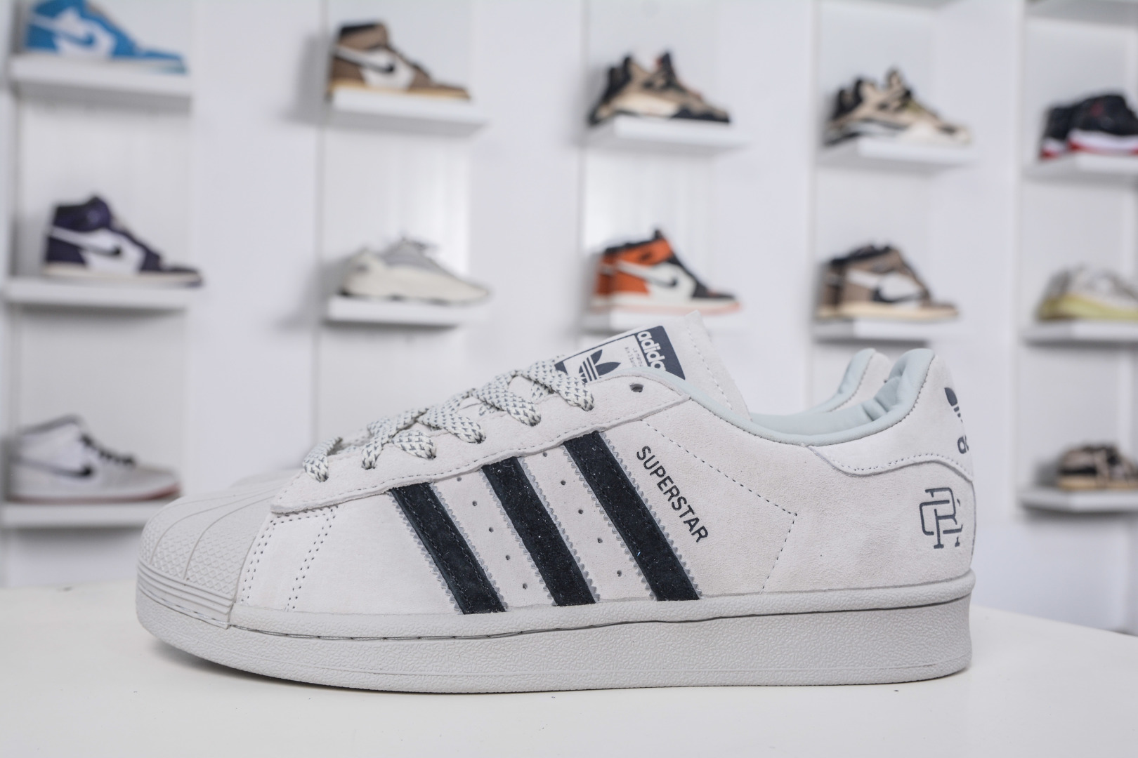Adidas Originals Superstar Grey Black Leather Sneakers, Iconic Style & Comfort 1 cmp i1757198245099 6303 0 0