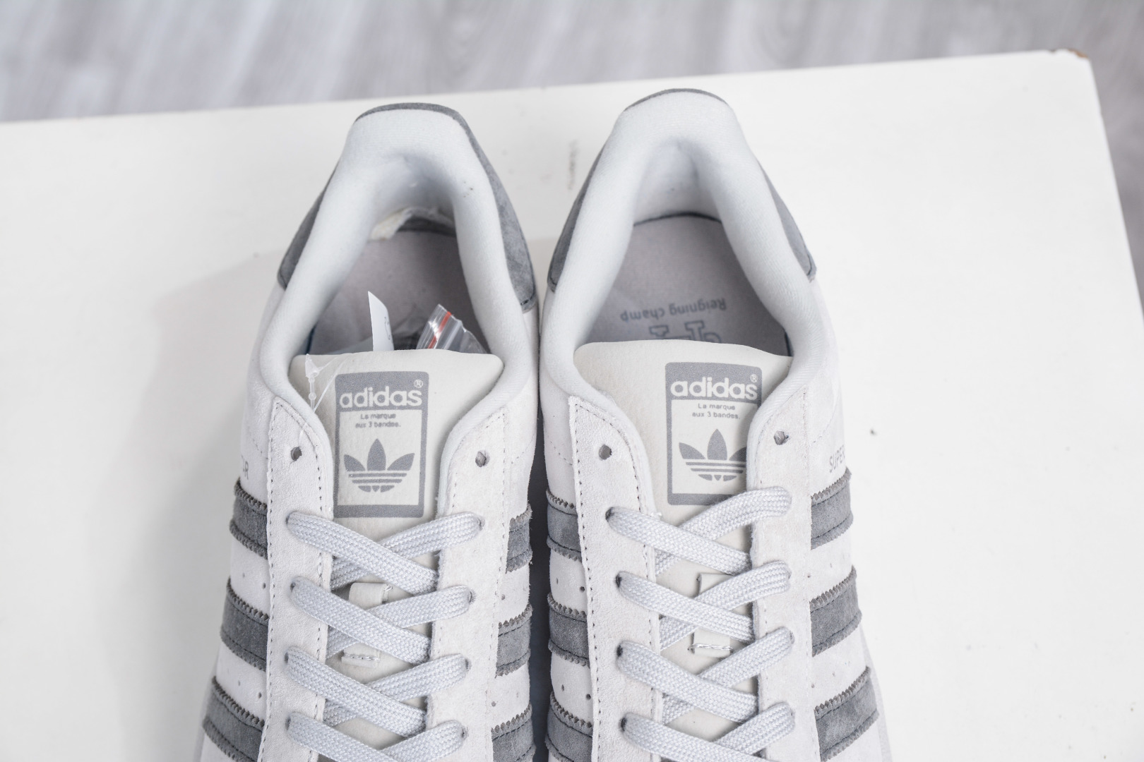 Adidas Originals Superstar Gray Leather Sneakers - Limited Edition Design 8 cmp i1757352188772 8648 0 7