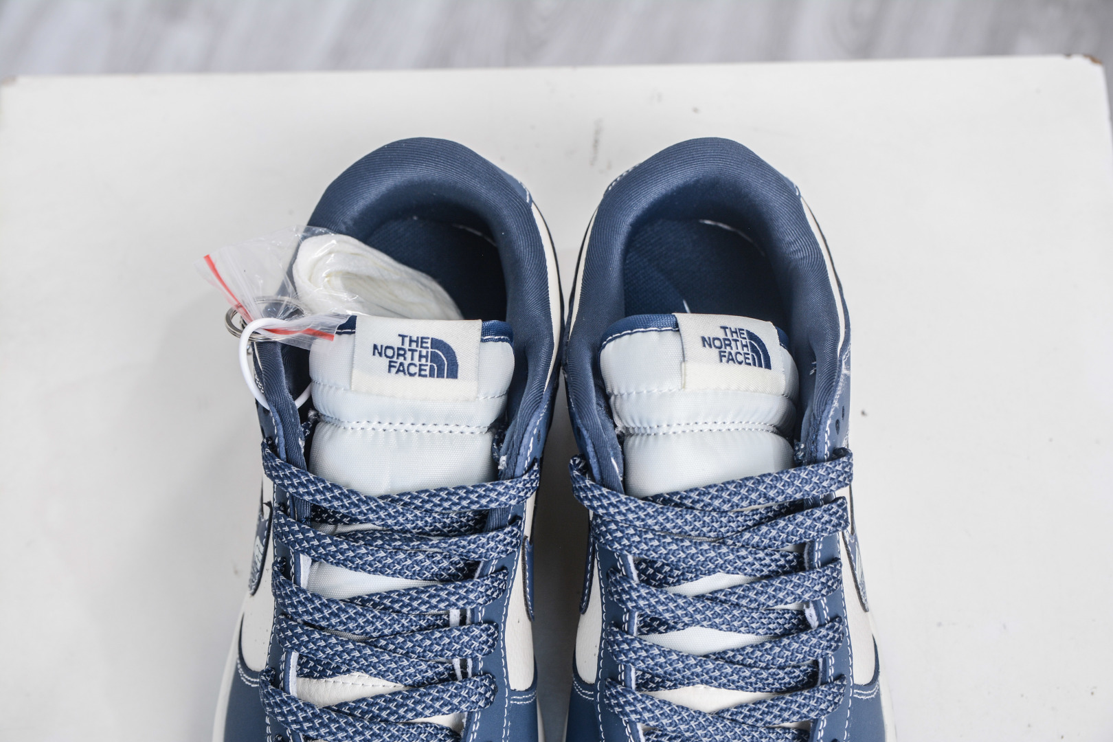 Air Jordan 1 Low x The North Face Custom Sneakers - Ink Blue 9 cmp i1757352408154 7946 0 7